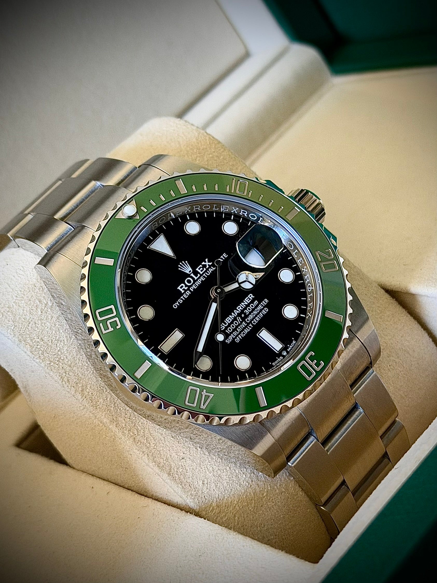 2026 ROLEX SUBMARINER DATE “STARBUCKS”, 126610LV, MINT, FULL SET, INC GST