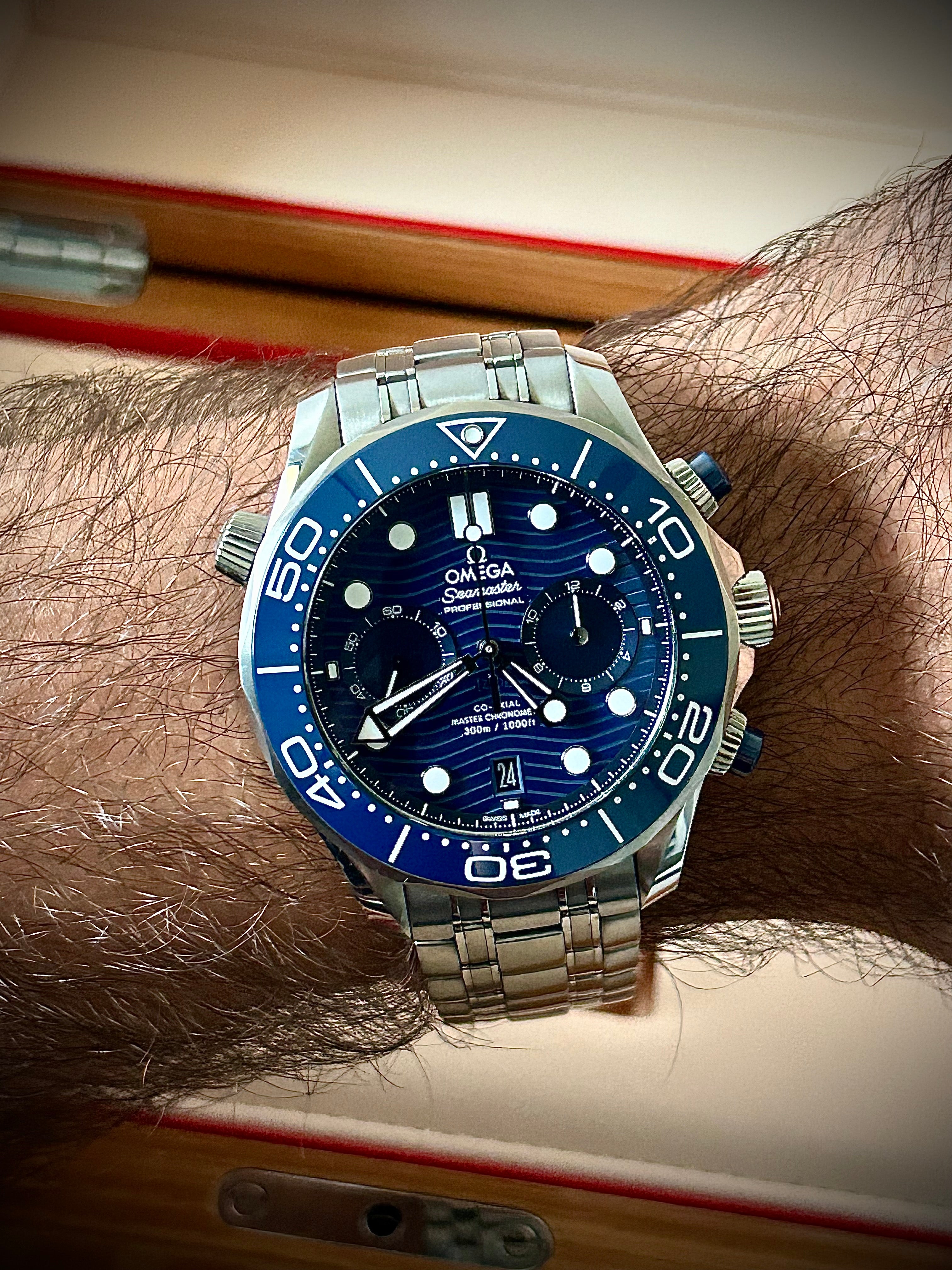 2021 OMEGA SEAMASTER CHRONOGRAPH 300M, 44MM, FULL SET, INC GST