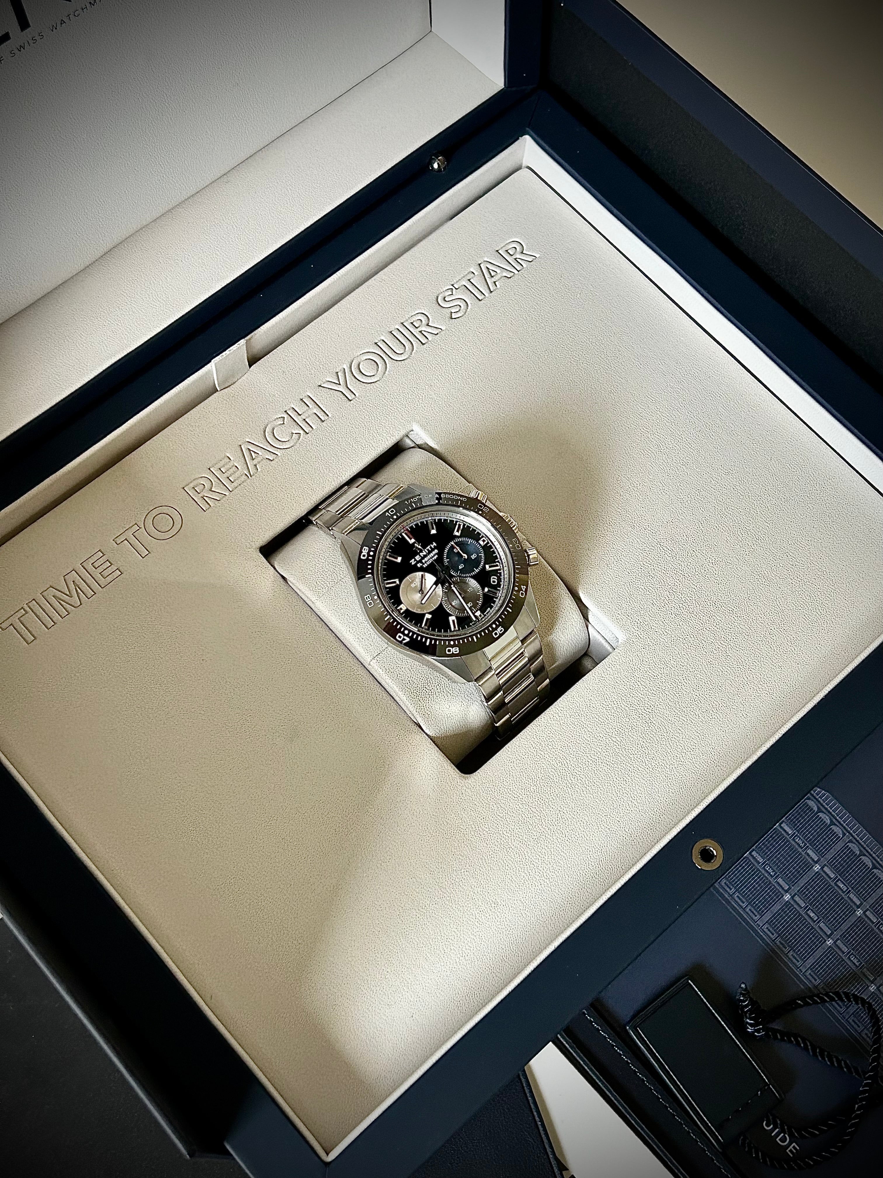 2024 ZENITH CHRONOMASTER SPORT, FULL SET, INC GST