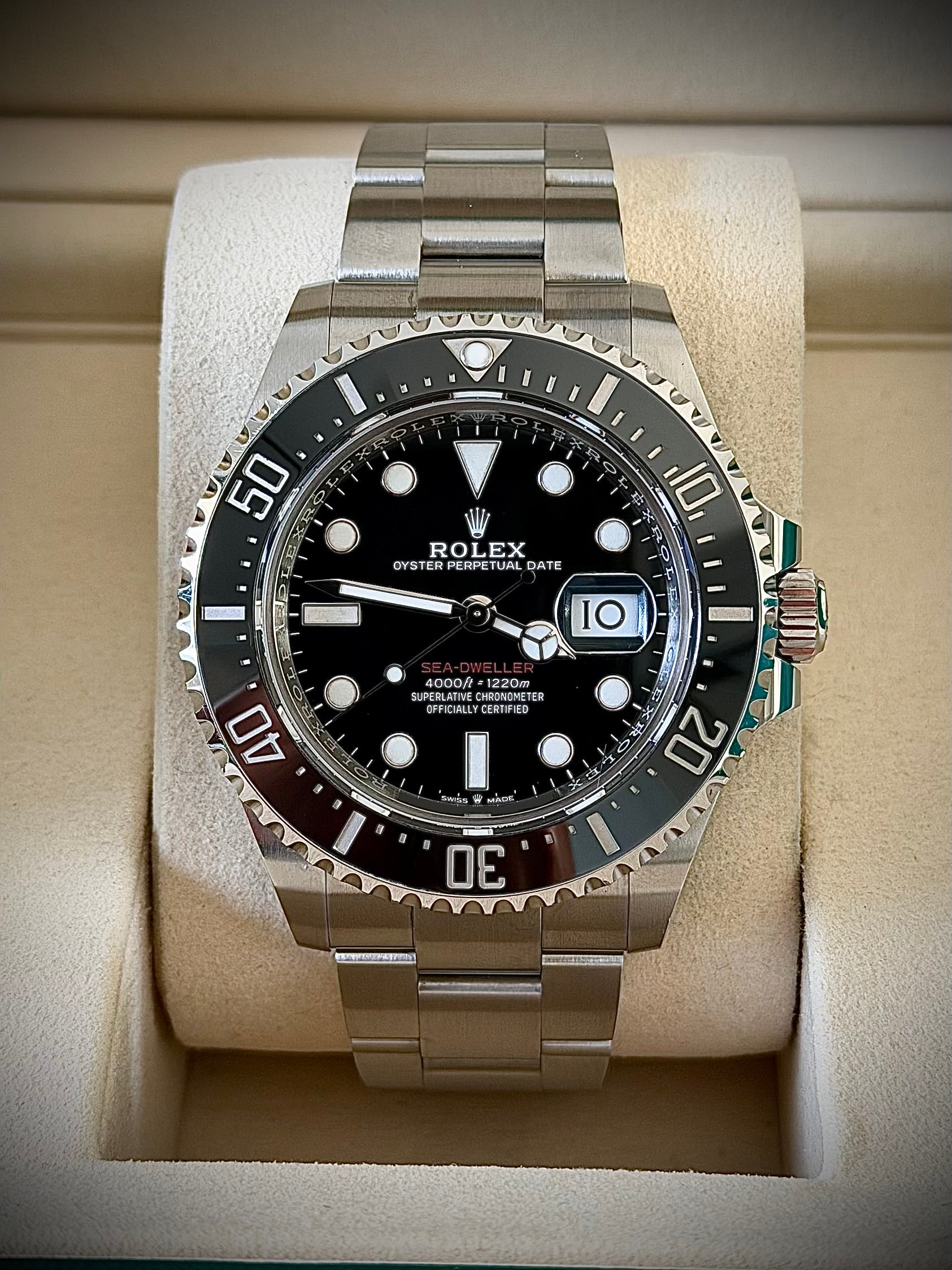 2025 ROLEX SEA DWELLER, SD43, 126600, FULL SET, INC GST
