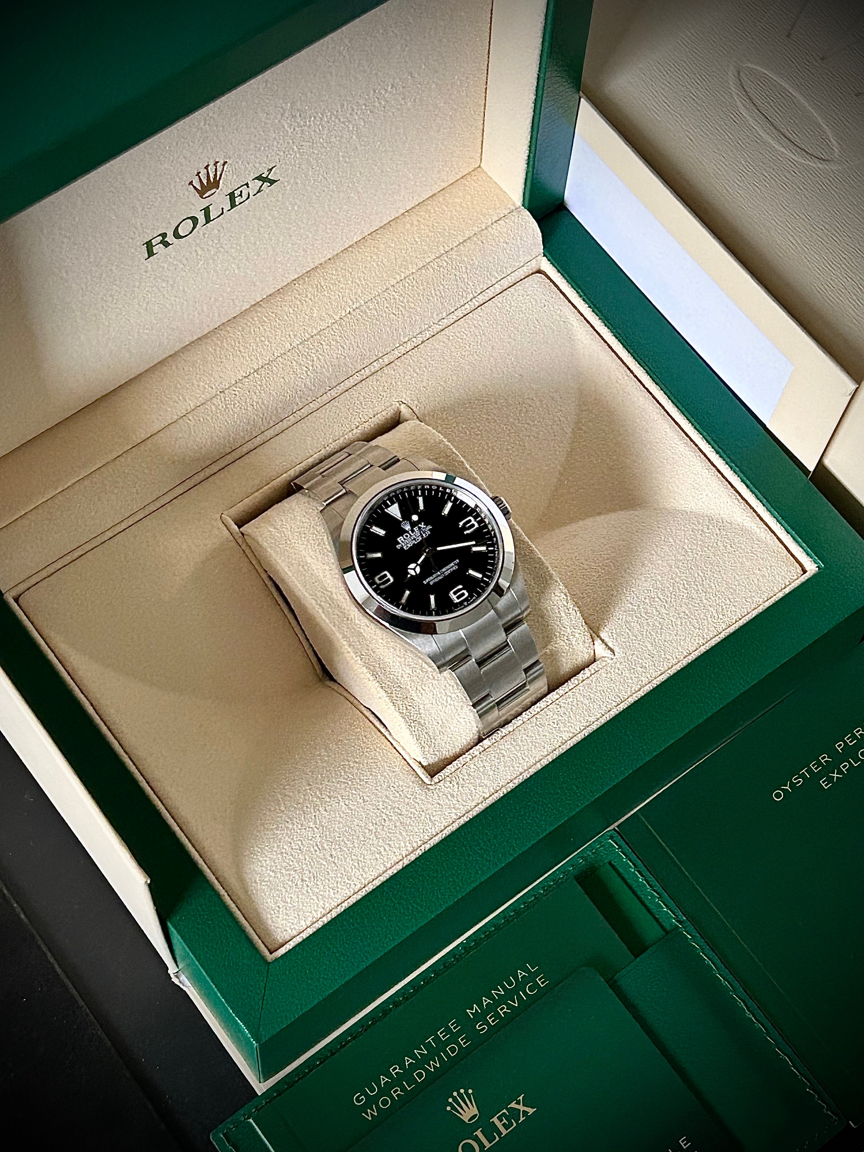 2024 ROLEX EXPLORER 40, 224270, FULL SET, INC GST