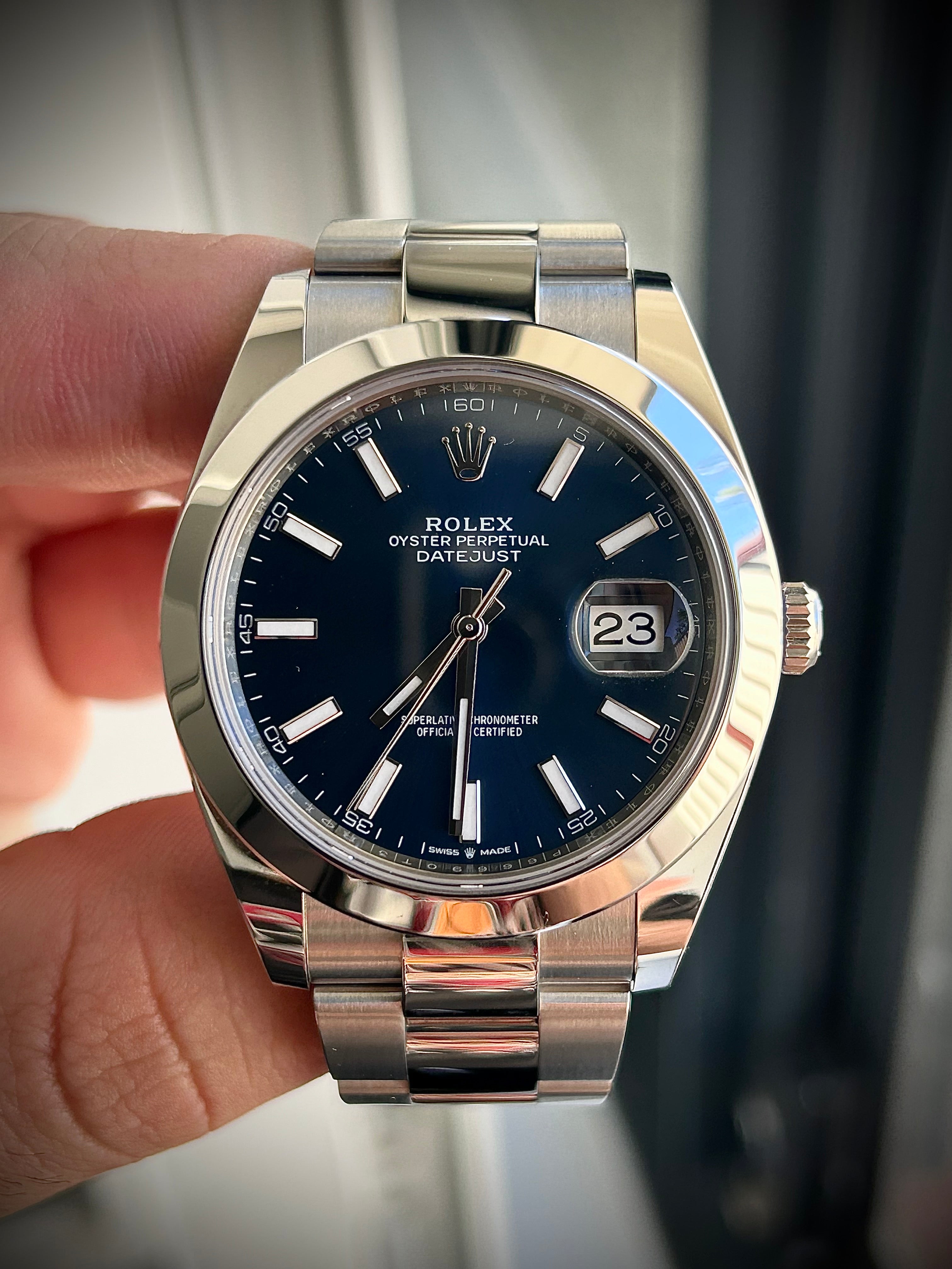 2022 ROLEX DATEJUST 41, 126300, FULL SET, INC GST