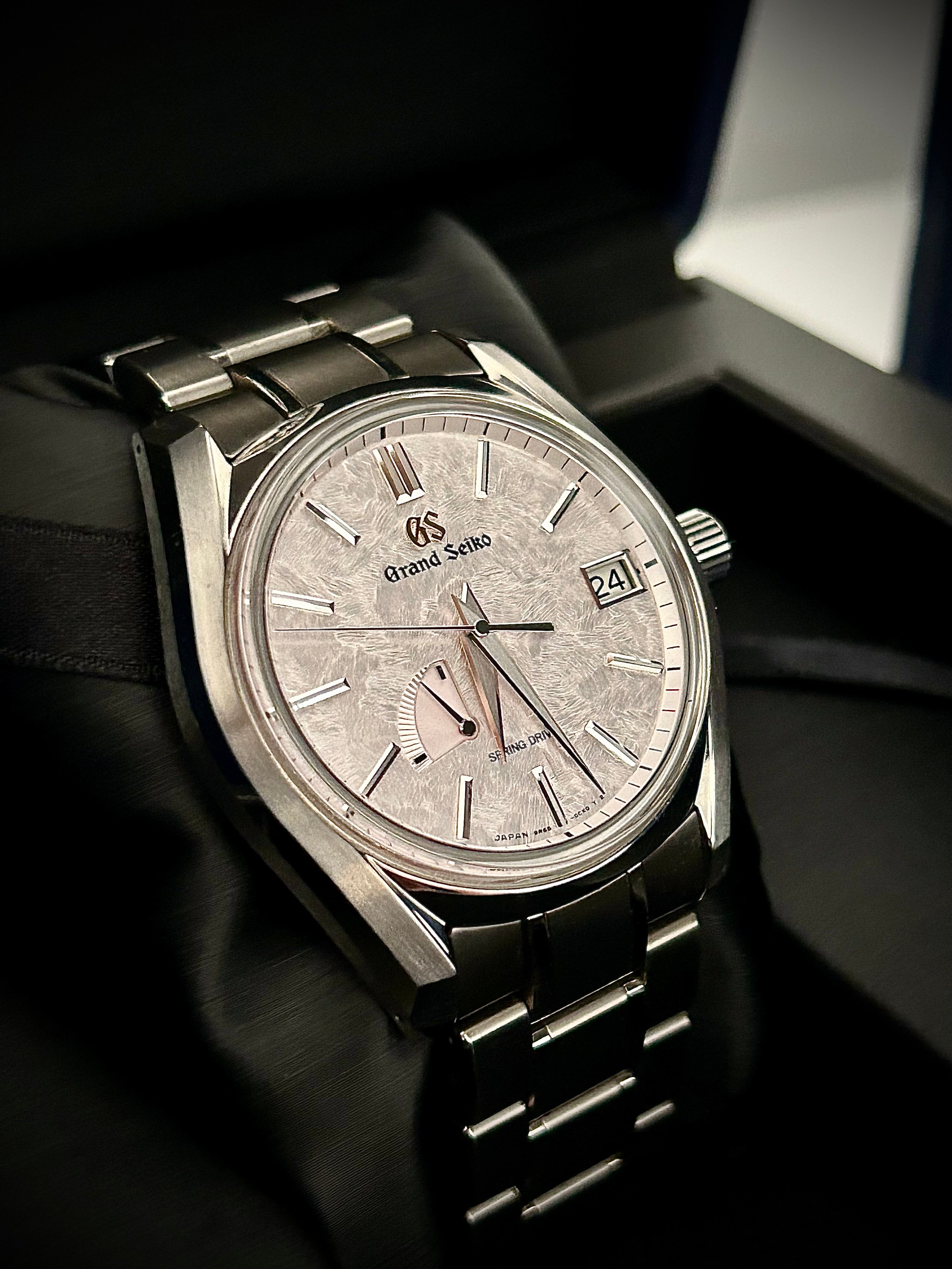 2023 GRAND SEIKO HERITAGE SPRING DRIVE, SHUNBUN, SBGA413, FULL SET, INC GST