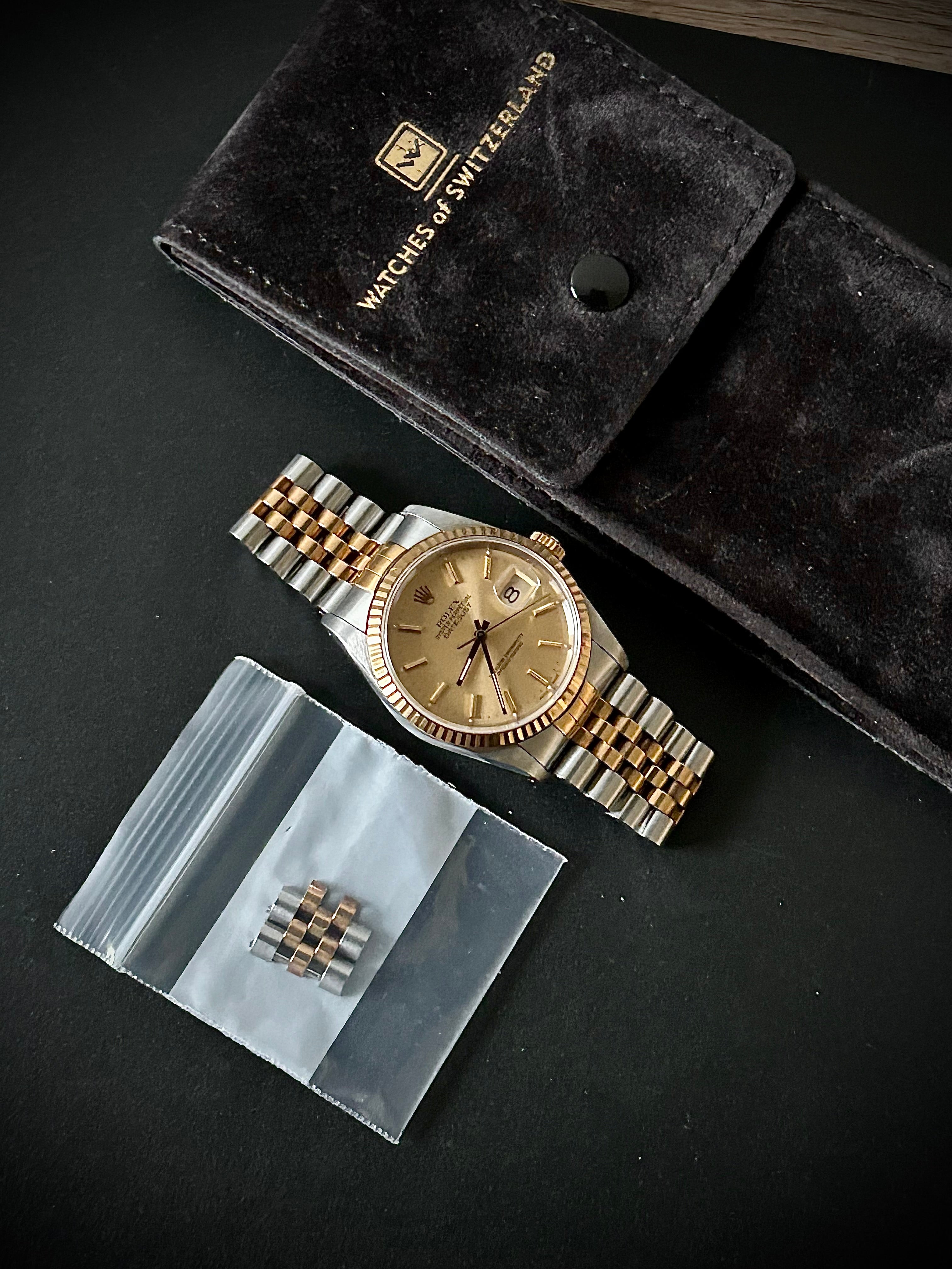 1989 ROLEX DATEJUST, 16233, WATCH ONLY, INC GST