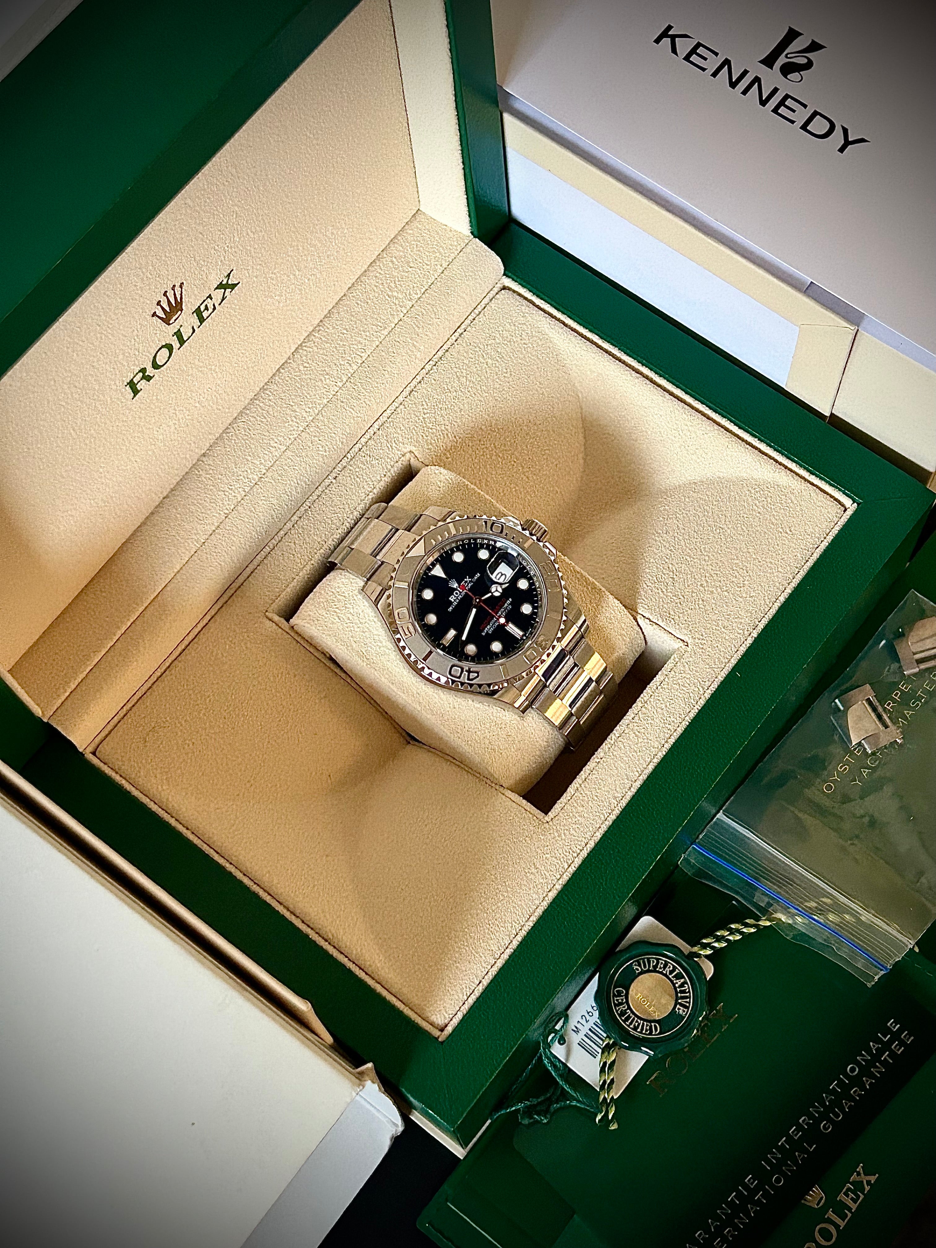 2023 ROLEX YACHT-MASTER 40, BLUE DIAL, 126622, FULL SET