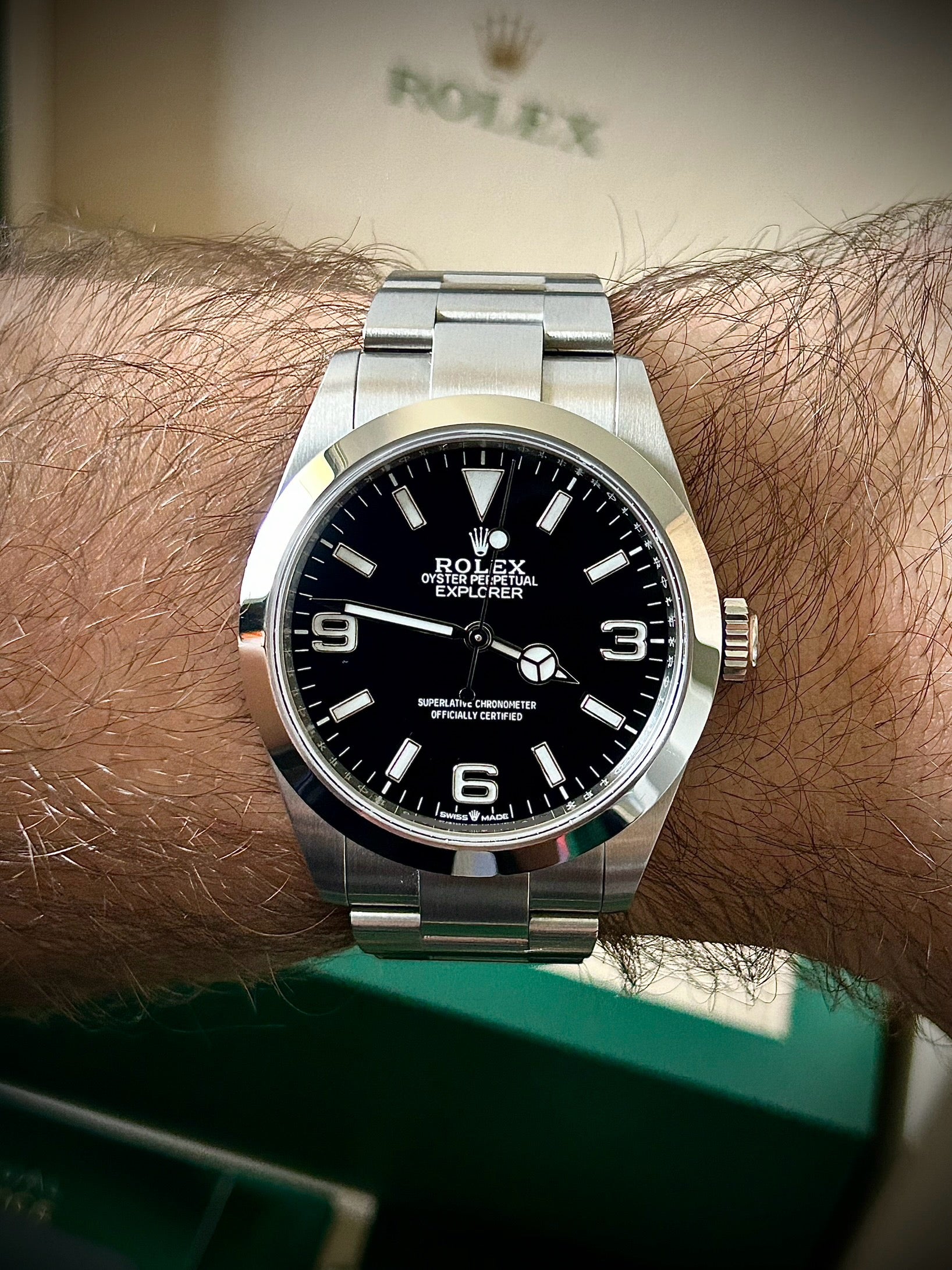 2024 ROLEX EXPLORER 40, 224270, FULL SET, INC GST