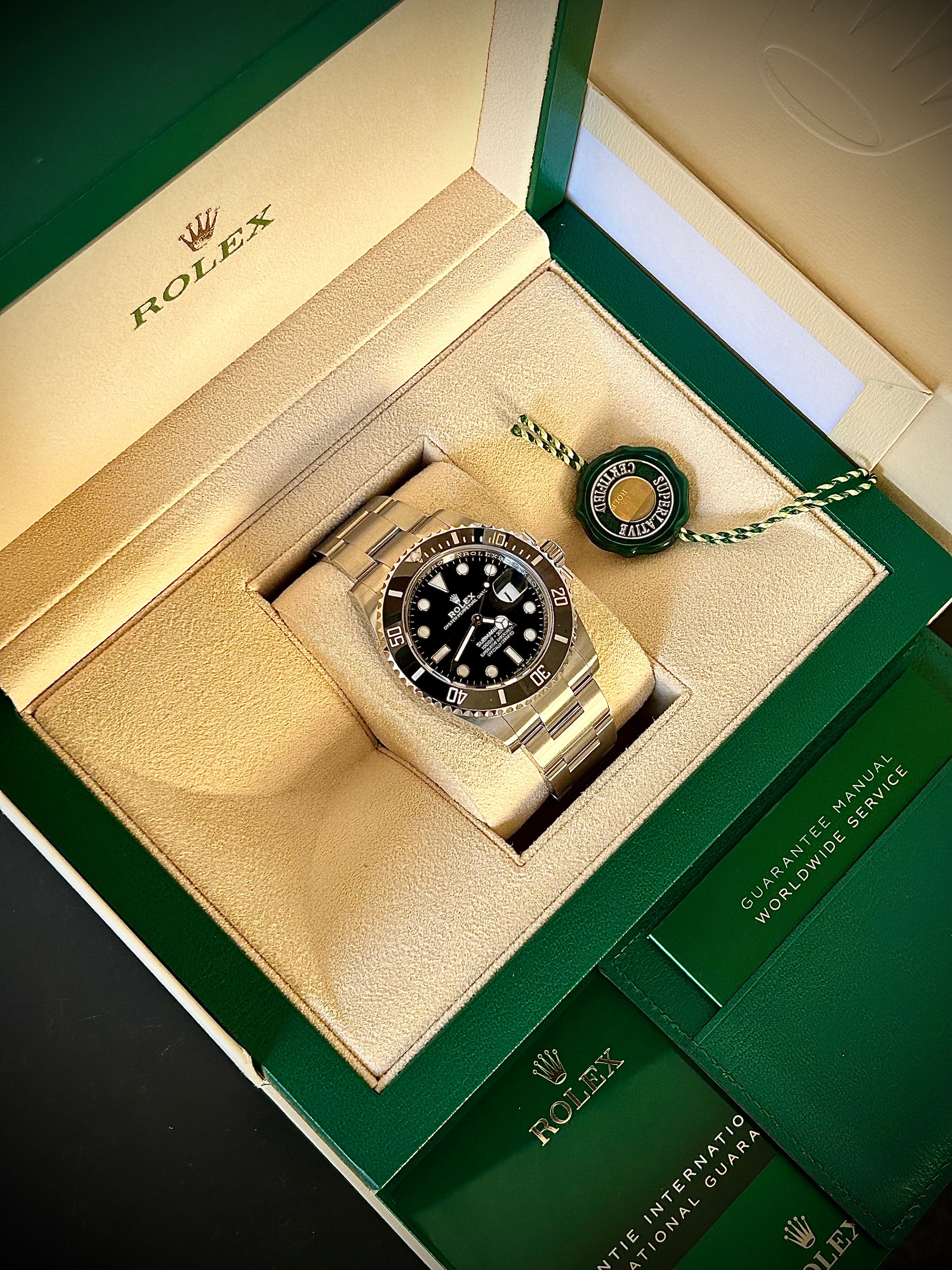 2023 ROLEX SUBMARINER DATE, 126610LN, FULL SET, INC GST