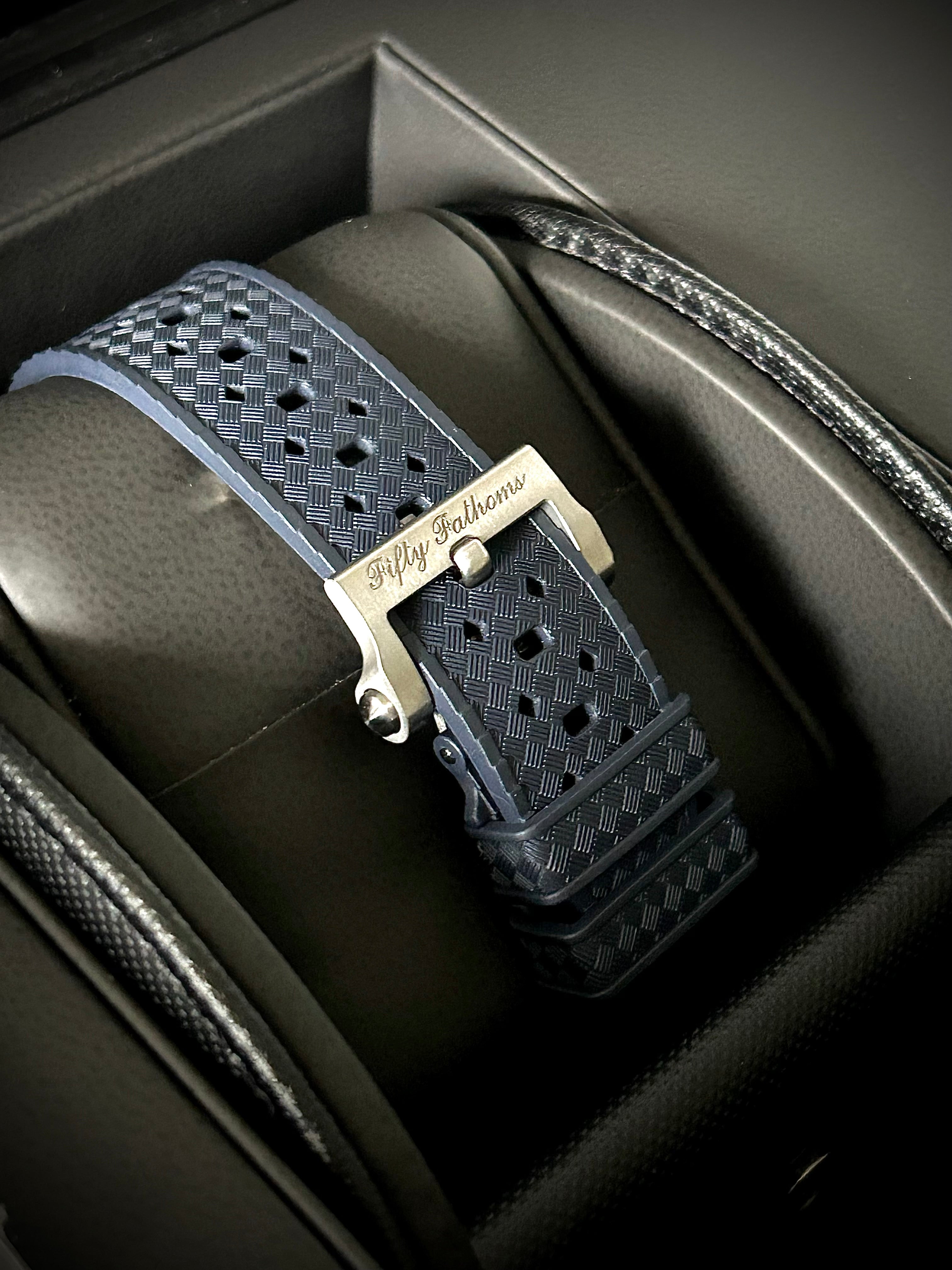 2025 BLANCPAIN FIFTY FATHOMS BATHYSCAPHE, 5010 12B40 O64B, BLUE DIAL, FULL SET, INC GST