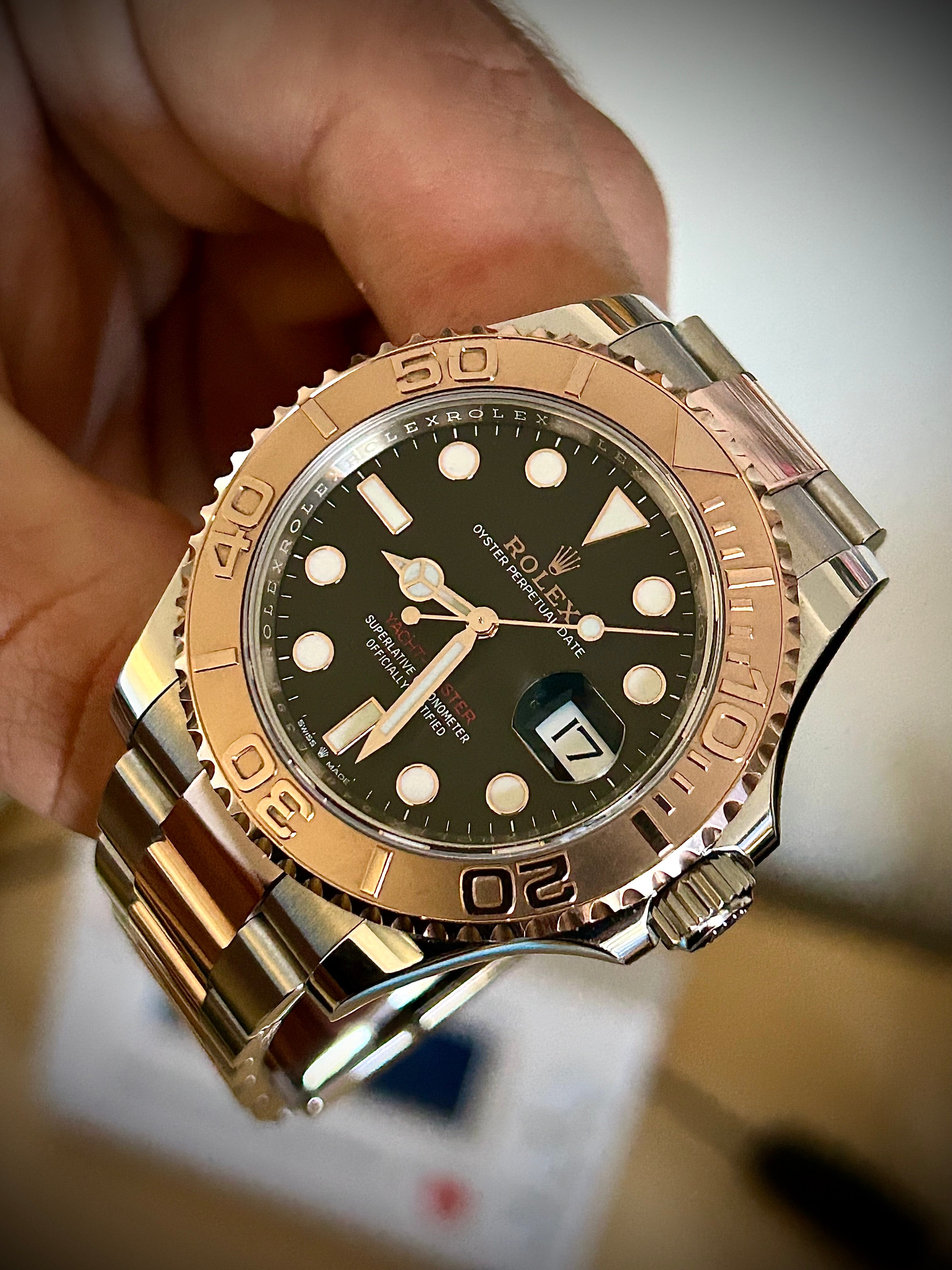 2022 ROLEX YACHT-MASTER 40, ROSE GOLD, 126621, FULL SET