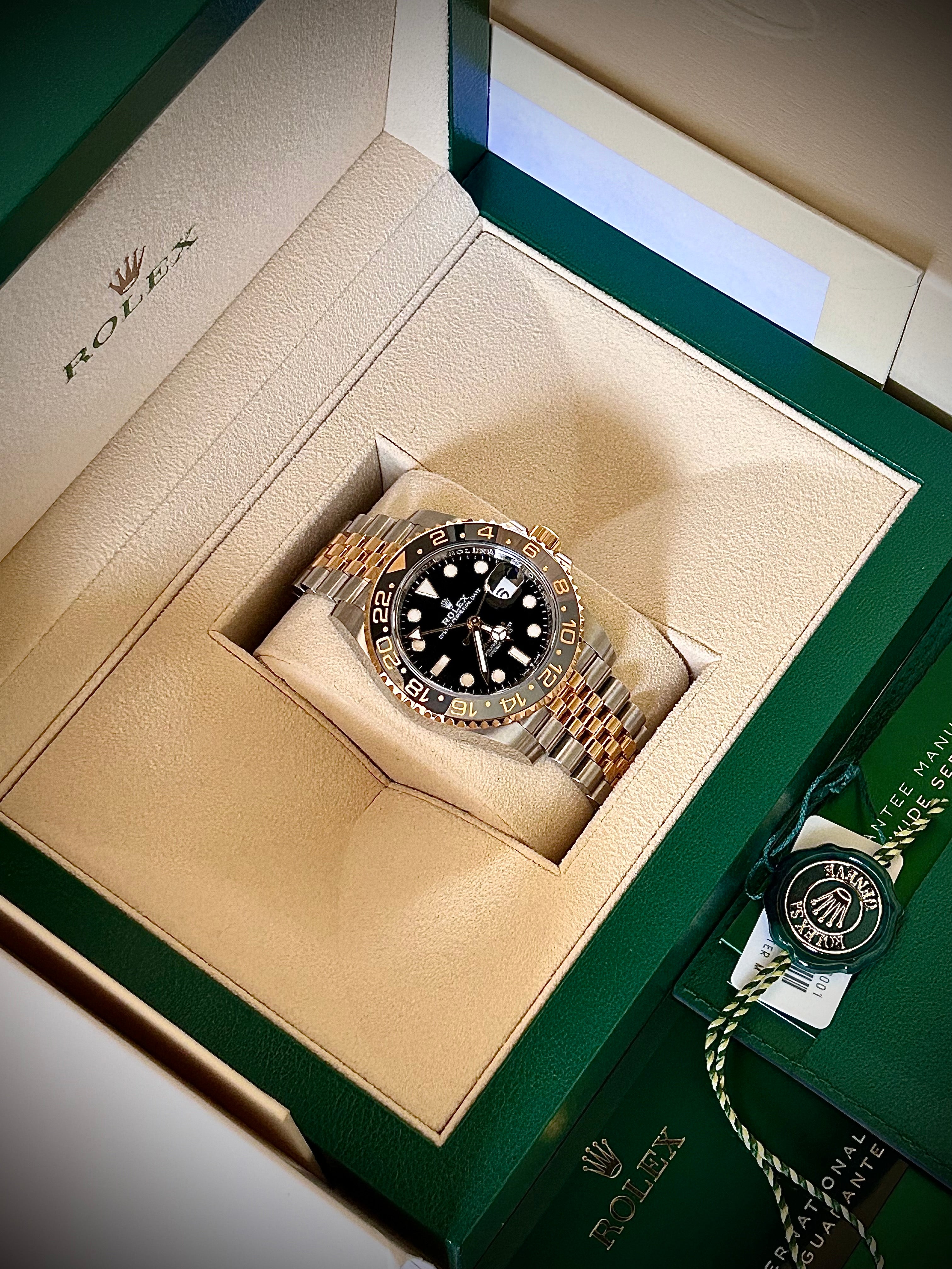 2023 ROLEX GMT MASTER II, ZOMBIE, 126713GRNR, FULL SET, INC GST
