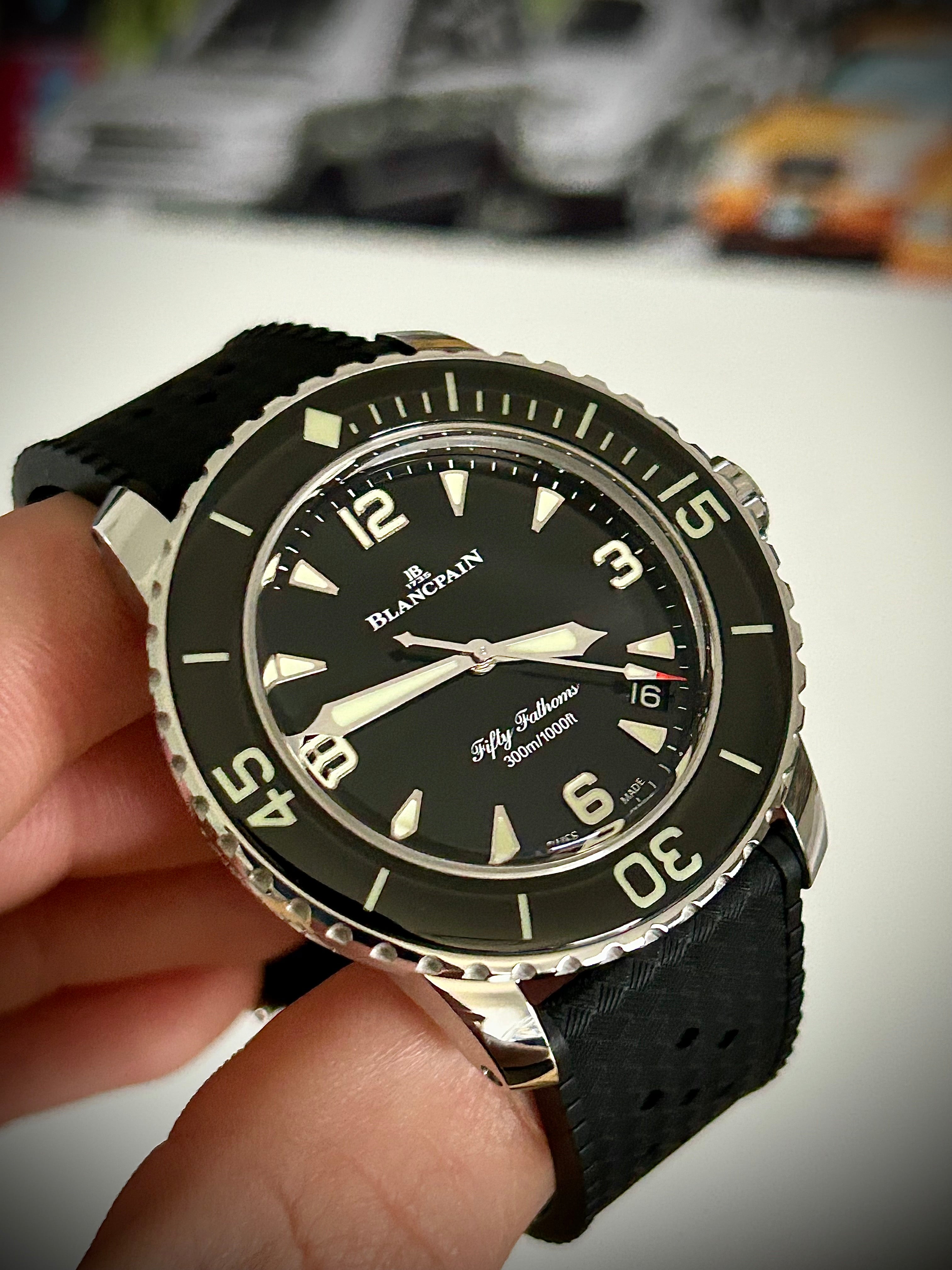 2025 BLANCPAIN FIFTY FATHOMS AUTOMATIQUE, 5010 1130 B64B, FULL SET, INC GST