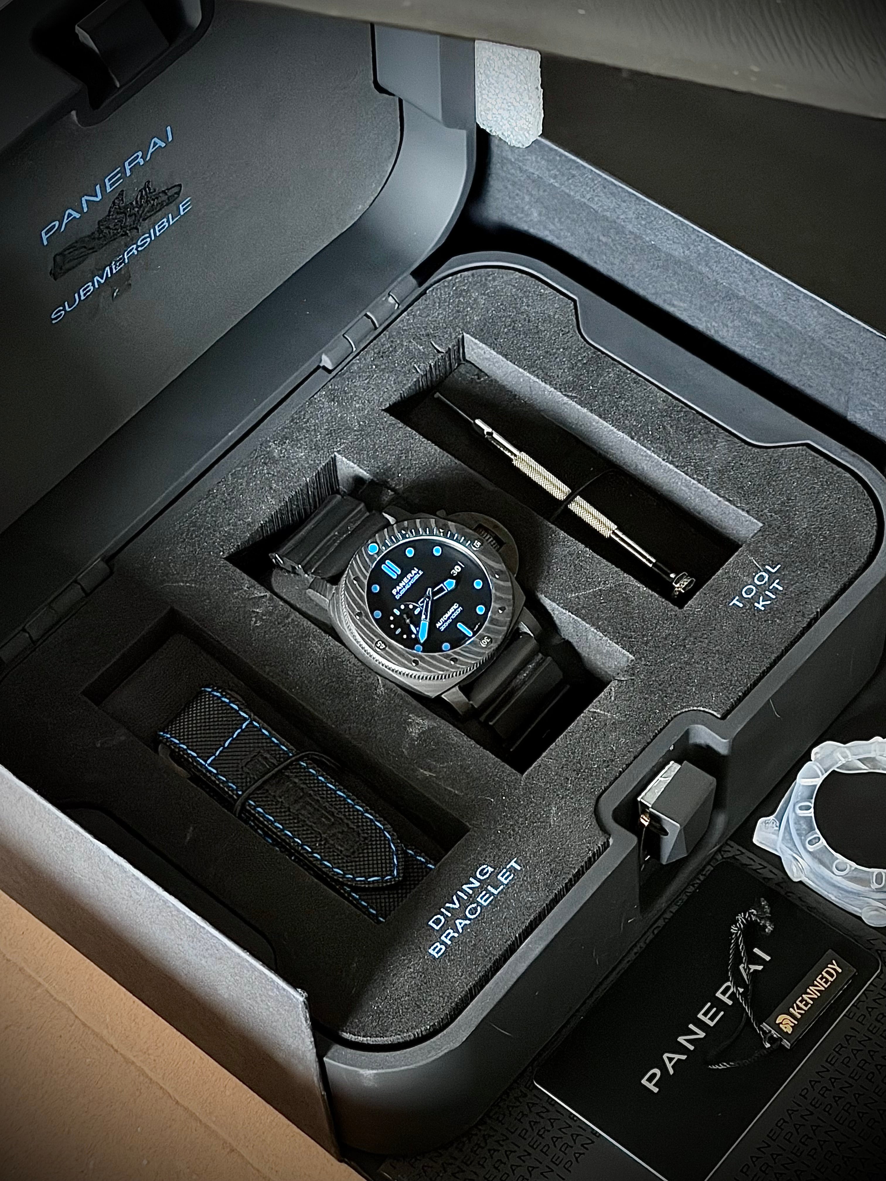 2020 PANERAI SUBMERSIBLE CARBOTECH 47MM, PAM01616, FULL SET, INC GST