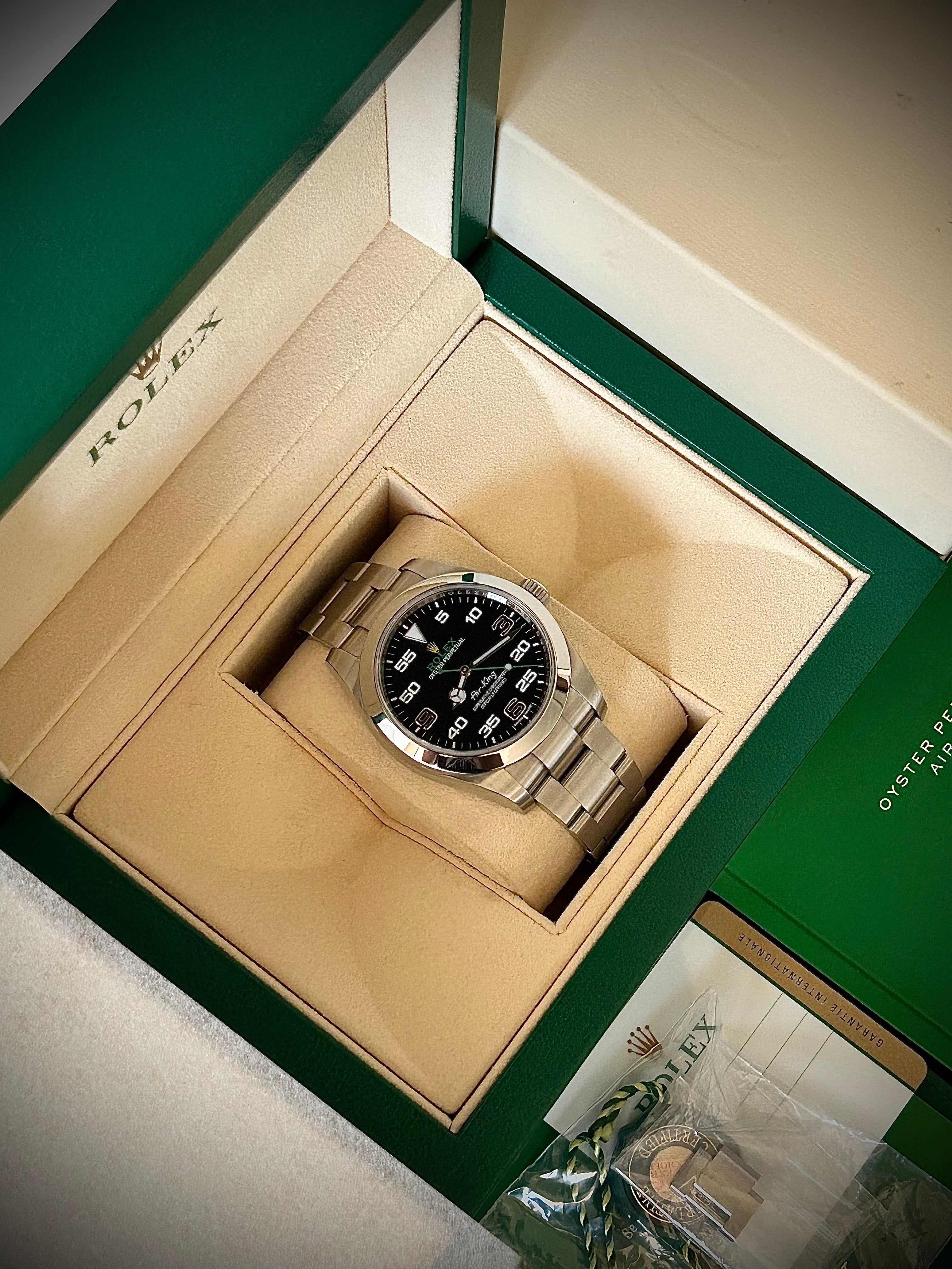 2017 ROLEX AIR KING, 116900, FULL SET, INC GST