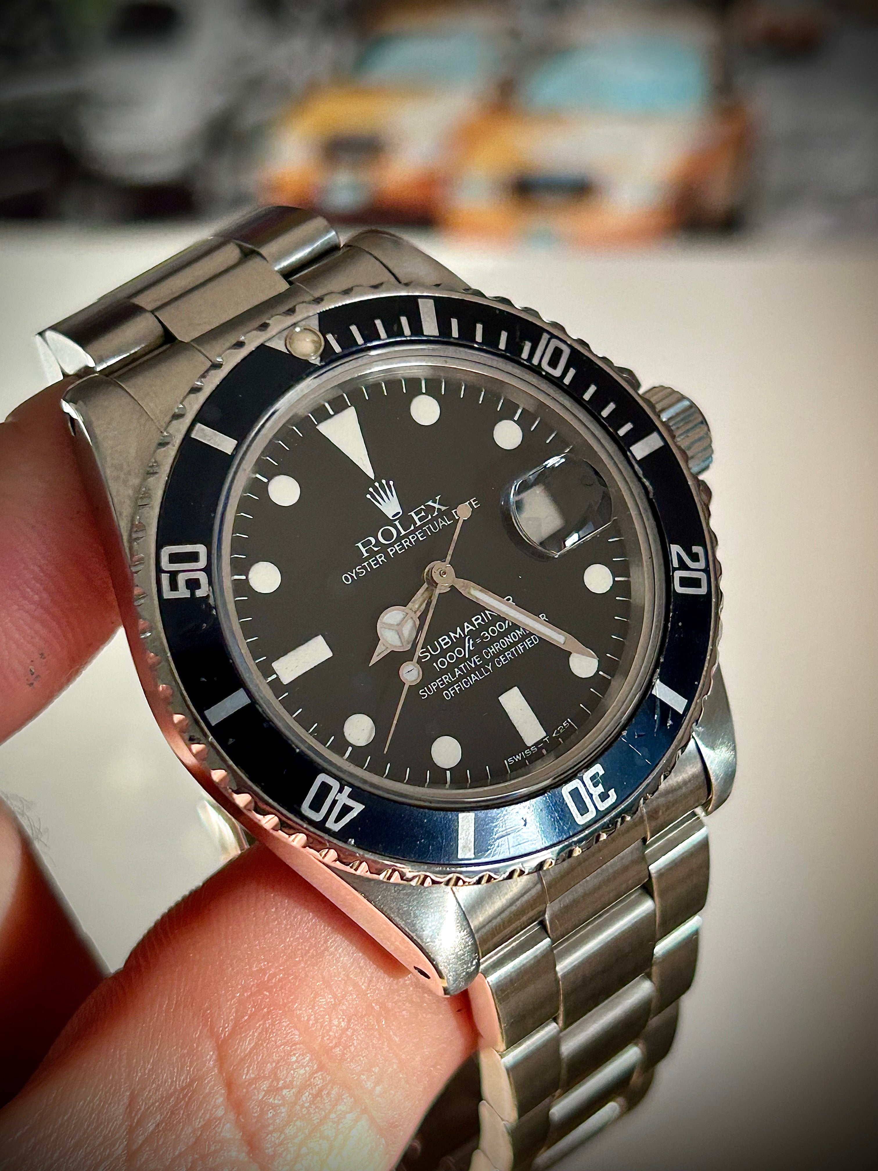 1984 ROLEX SUBMARINER DATE, 16800, WATCH ONLY, INC GST