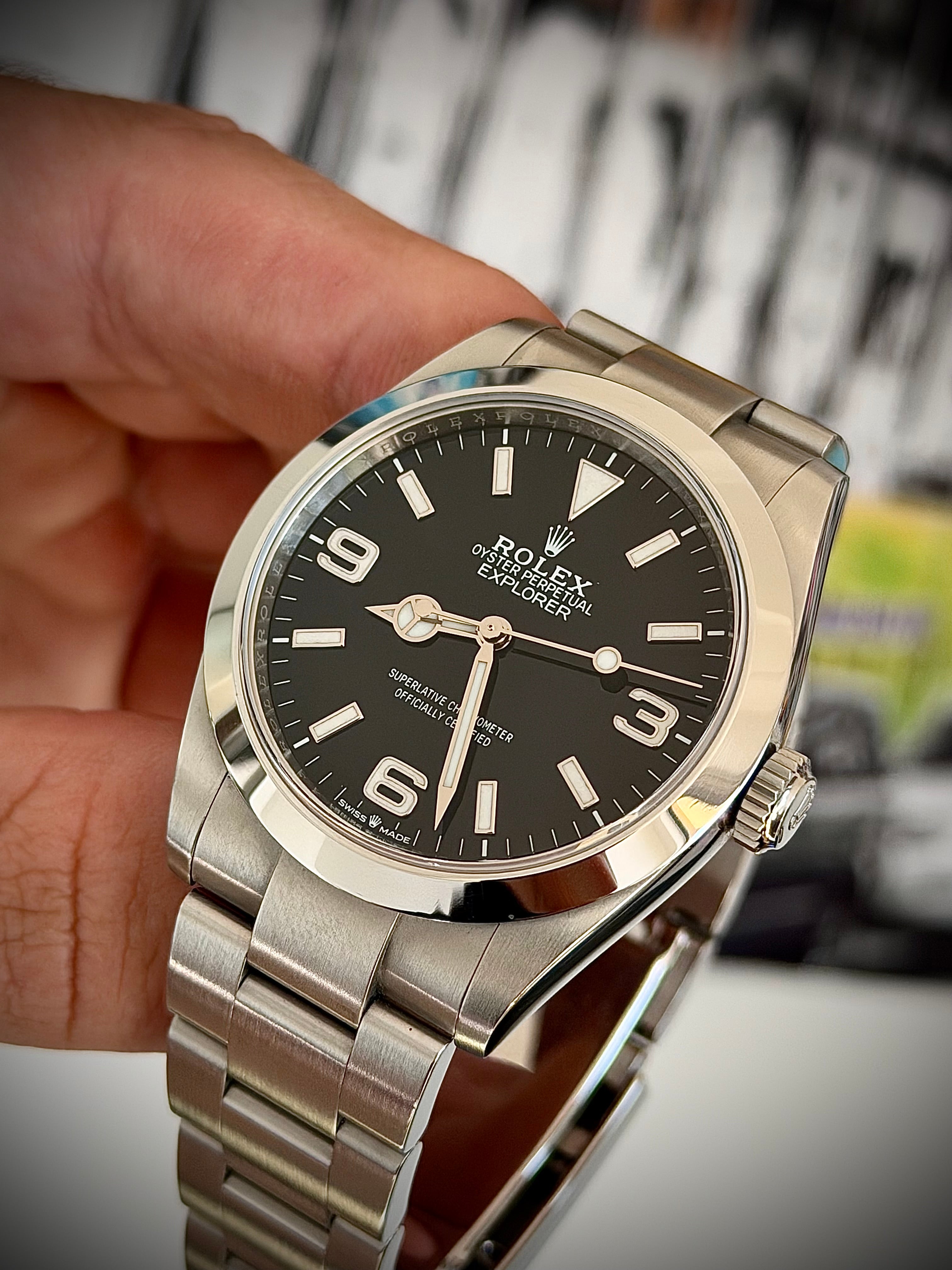 2023 ROLEX EXPLORER 40, 224270, FULL SET, INC GST