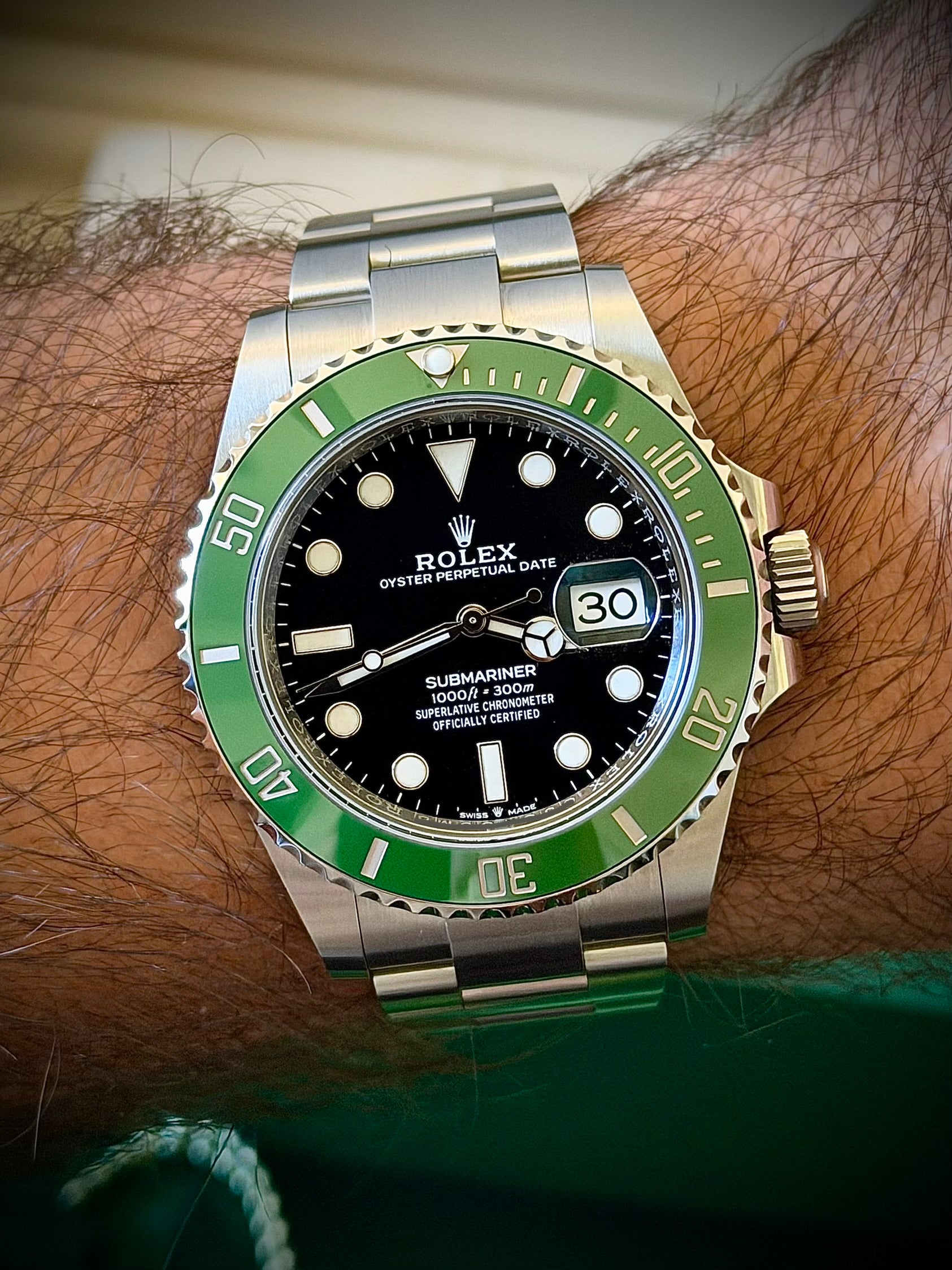 2026 ROLEX SUBMARINER DATE “STARBUCKS”, 126610LV, MINT, FULL SET, INC GST