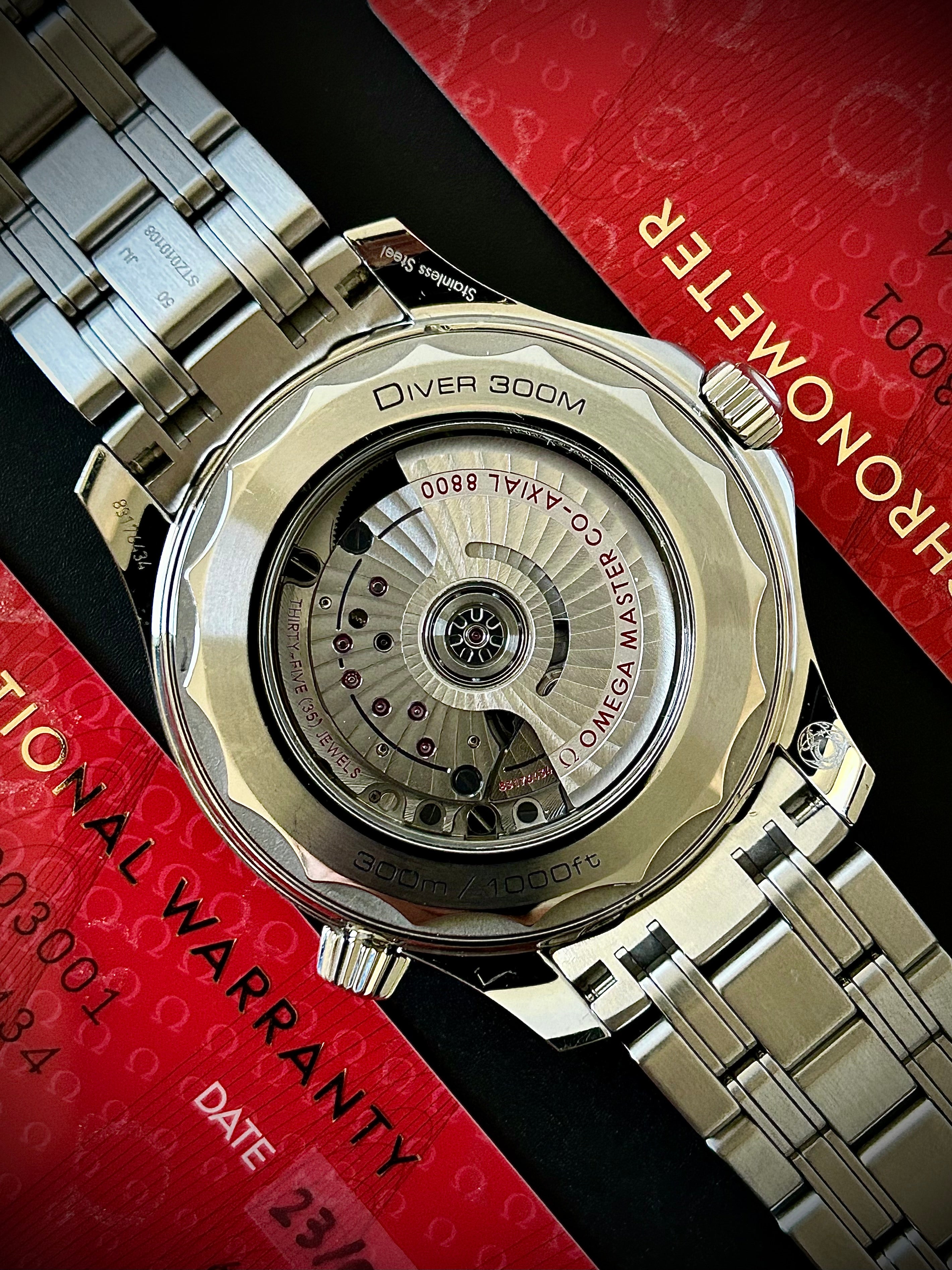 2021 OMEGA SEAMASTER 300, FULL SET, INC GST