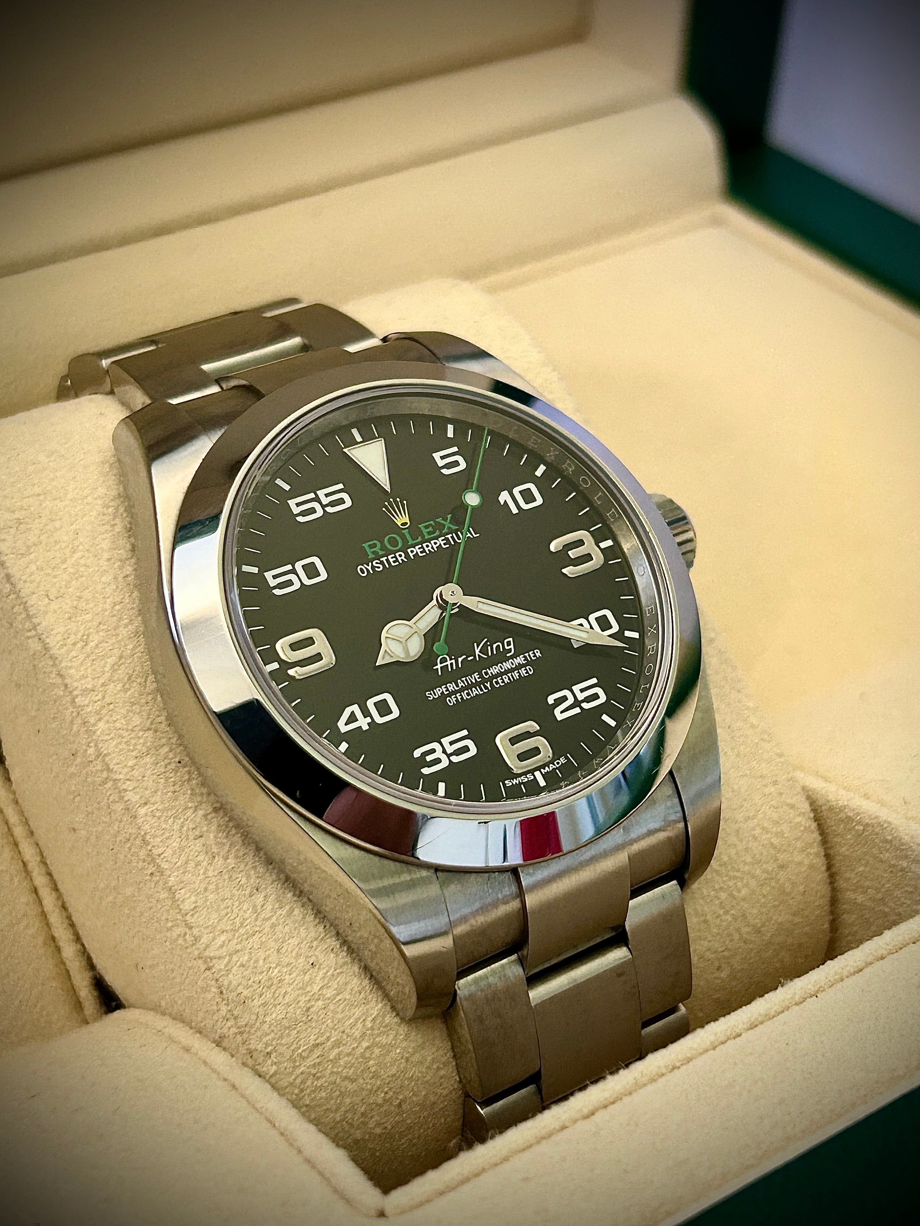 2020 ROLEX AIR KING, 116900, FULL SET, INC GST