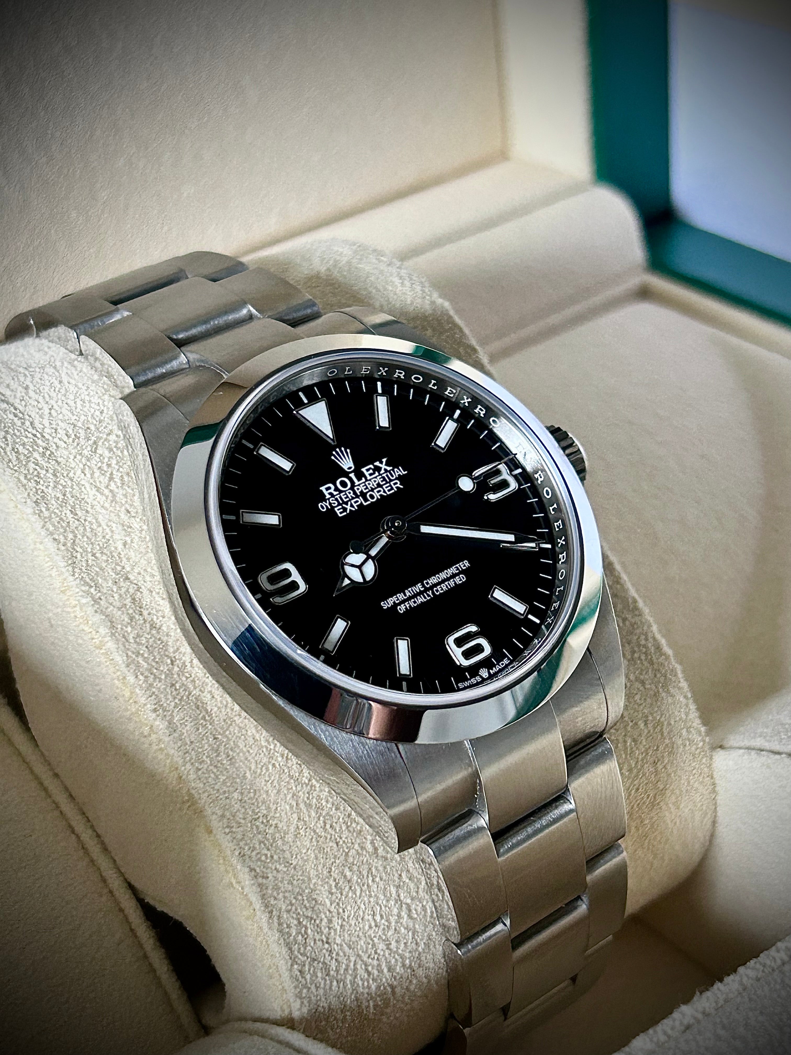 2024 ROLEX EXPLORER 40, 224270, FULL SET, INC GST