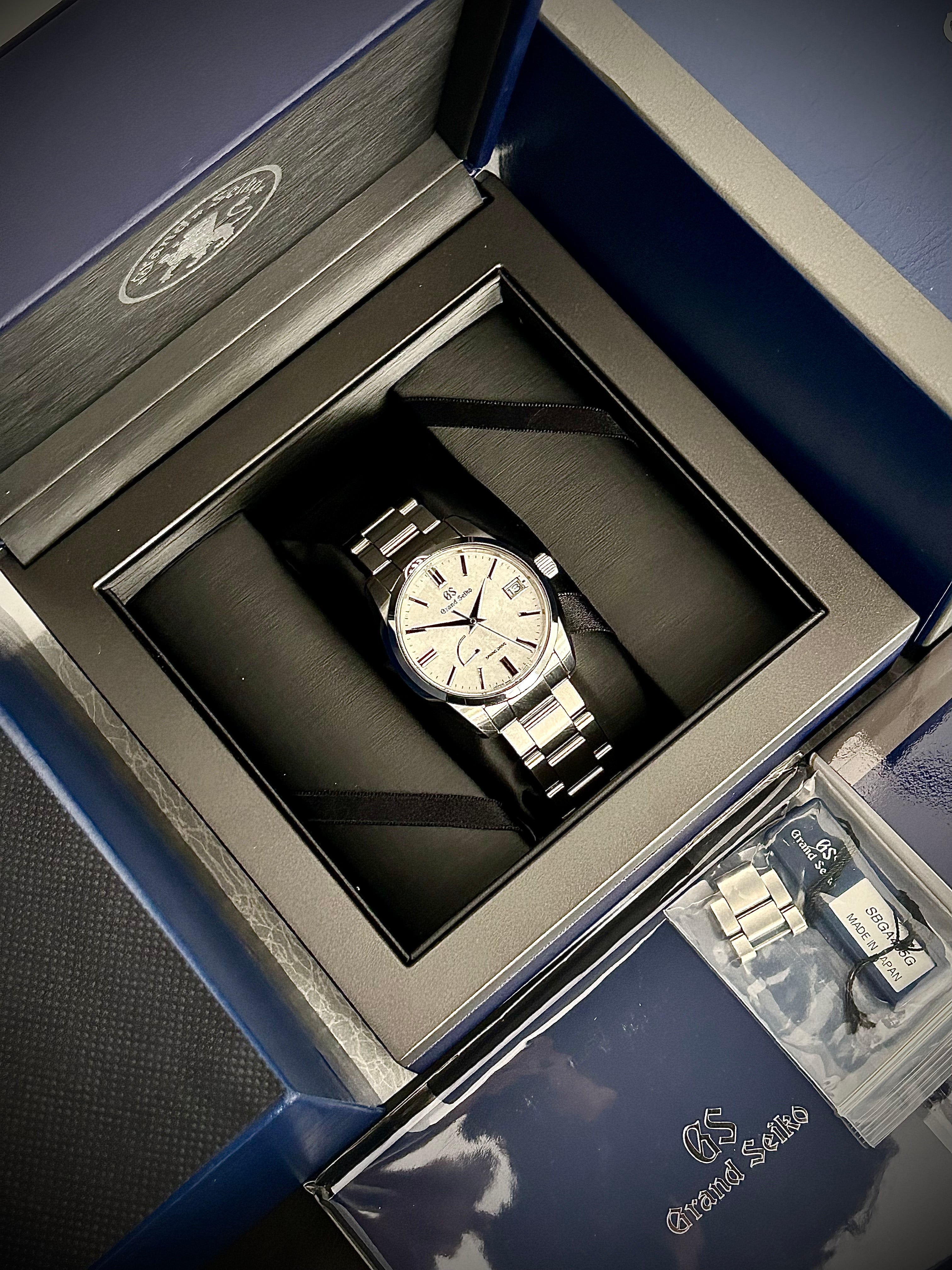 2024 GRAND SEIKO HERITAGE SPRING DRIVE, SBGA465G, FULL SET, INC GST