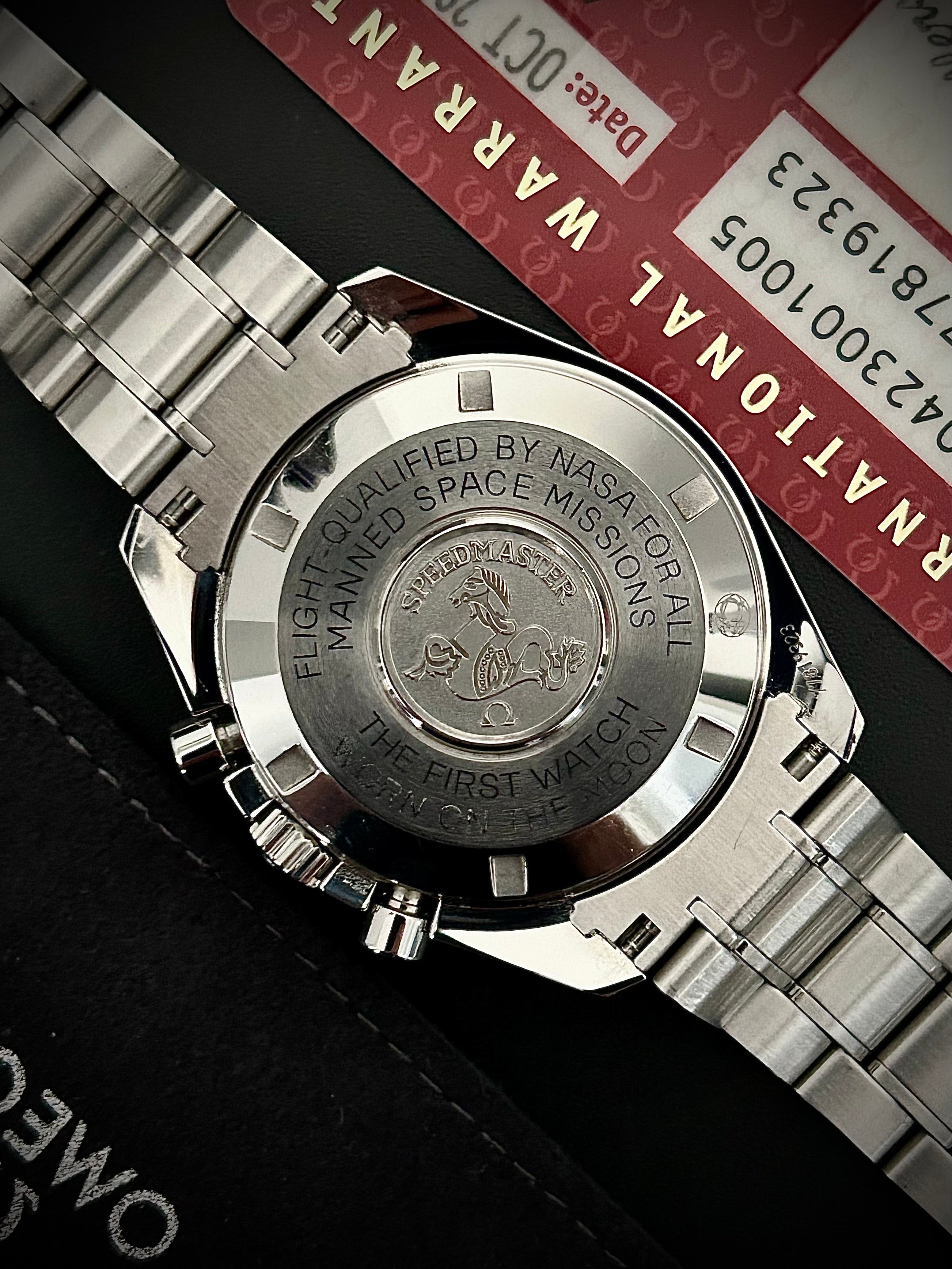 2015 OMEGA SPEEDMASTER PROFESSIONAL, FULL SET, INC GST No