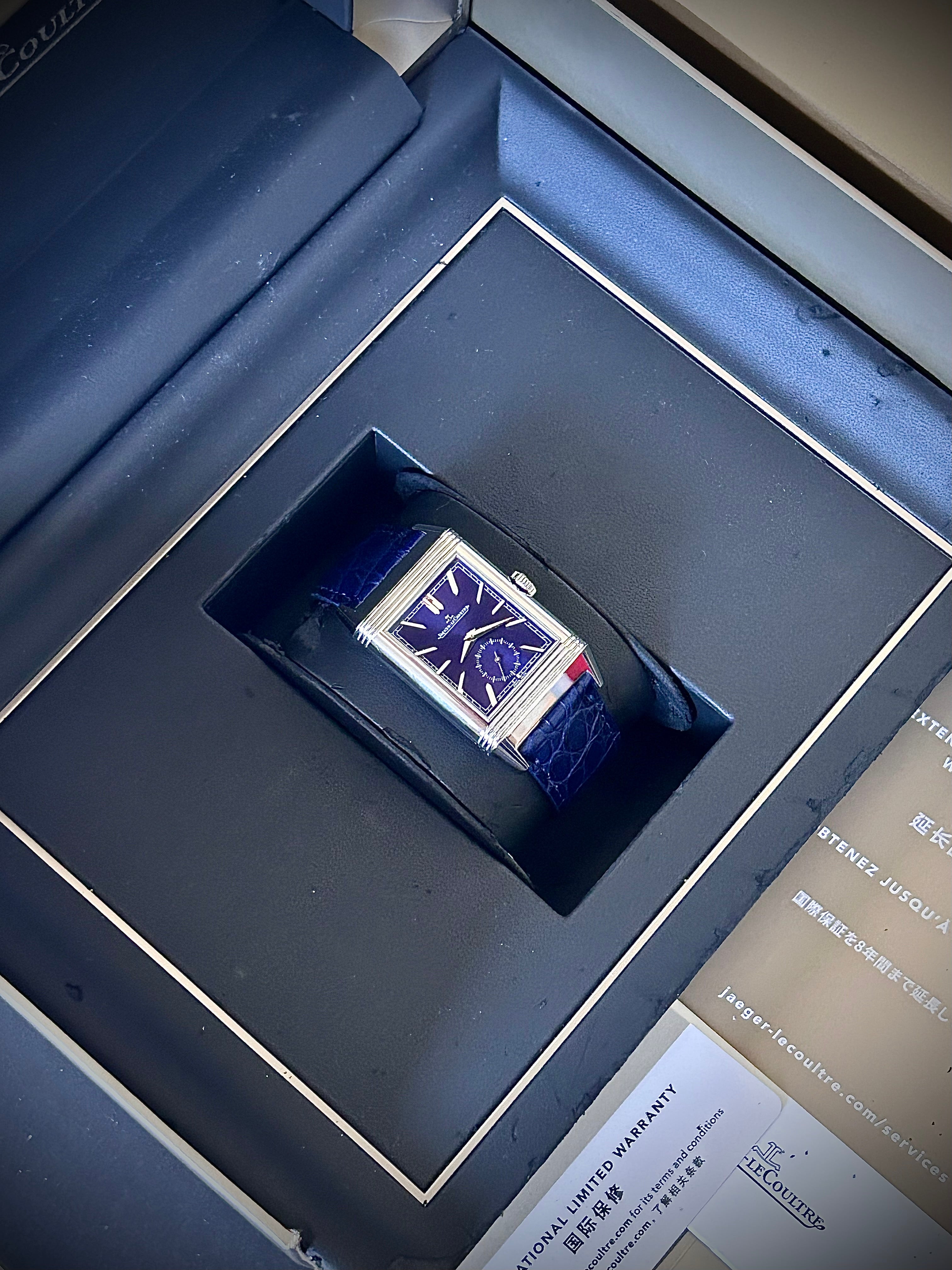 2020 JAEGER-LECOULTRE REVERSO TRIBUTE DUO FACE, Q3988482, FULL SET, INC GST