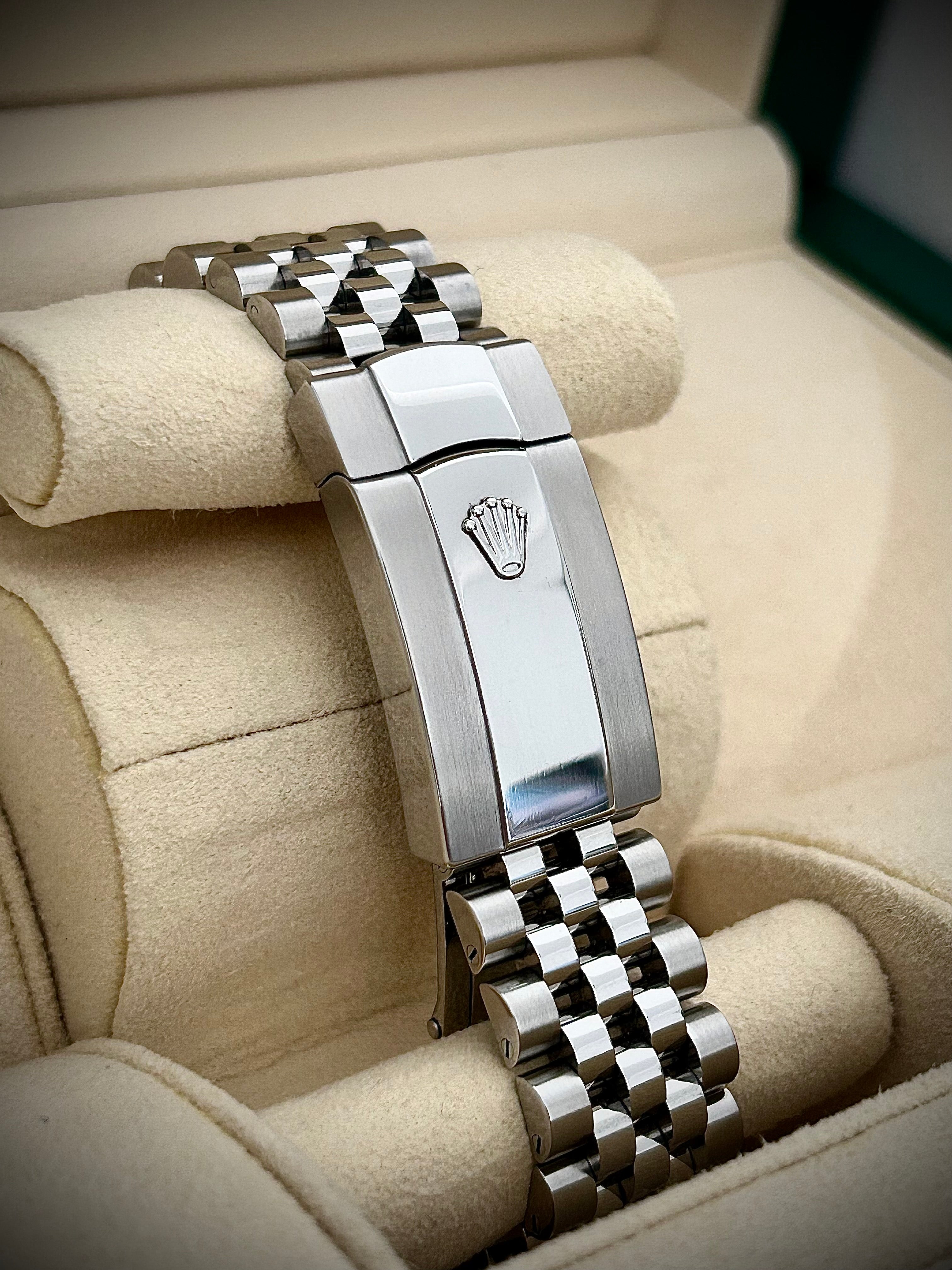 2020 ROLEX DATEJUST 41, RHODIUM DIAMOND DIAL, 126334, FULL SET, INC GST