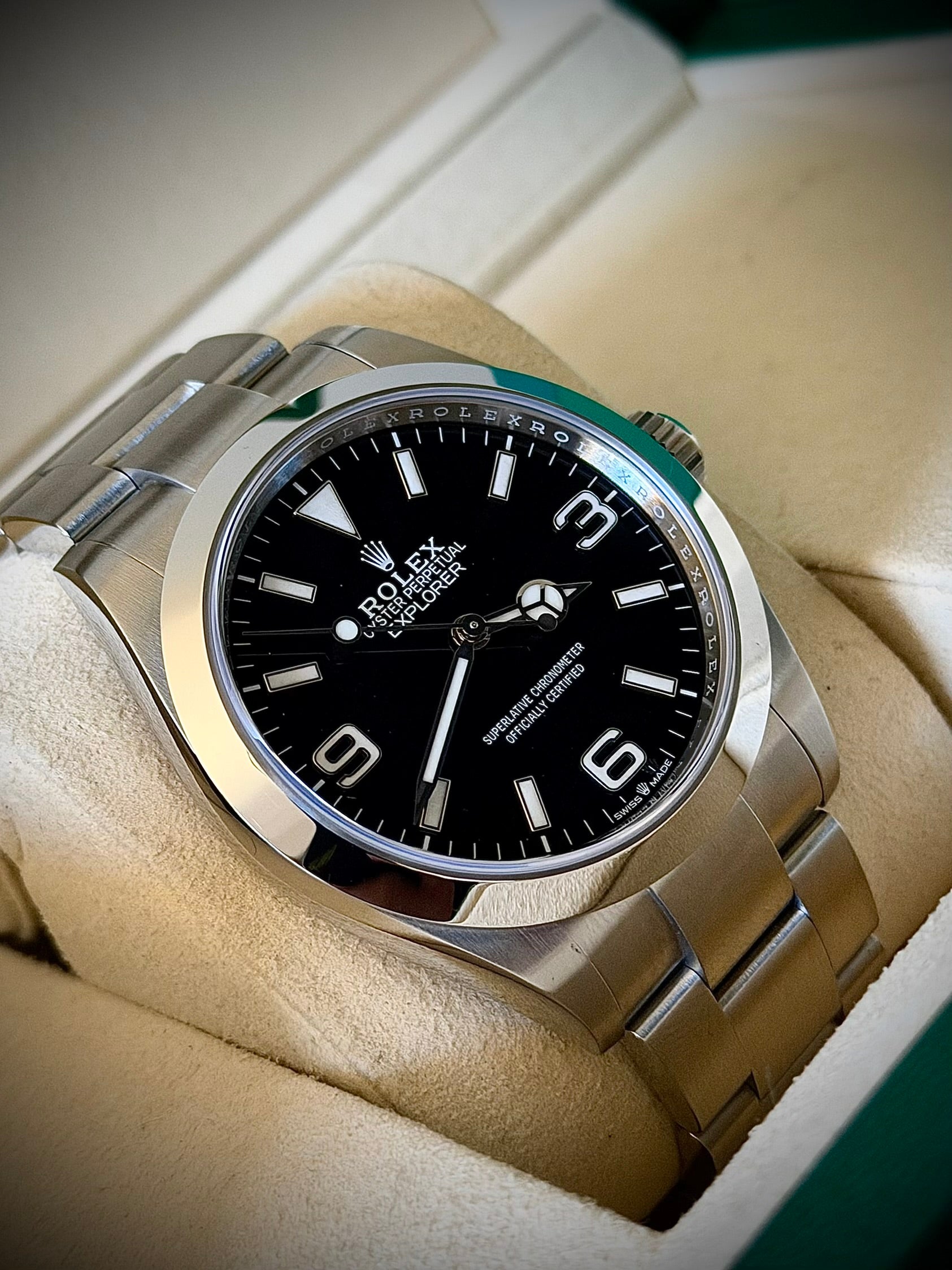 2025 ROLEX EXPLORER 40, 224270, FULL SET, INC GST