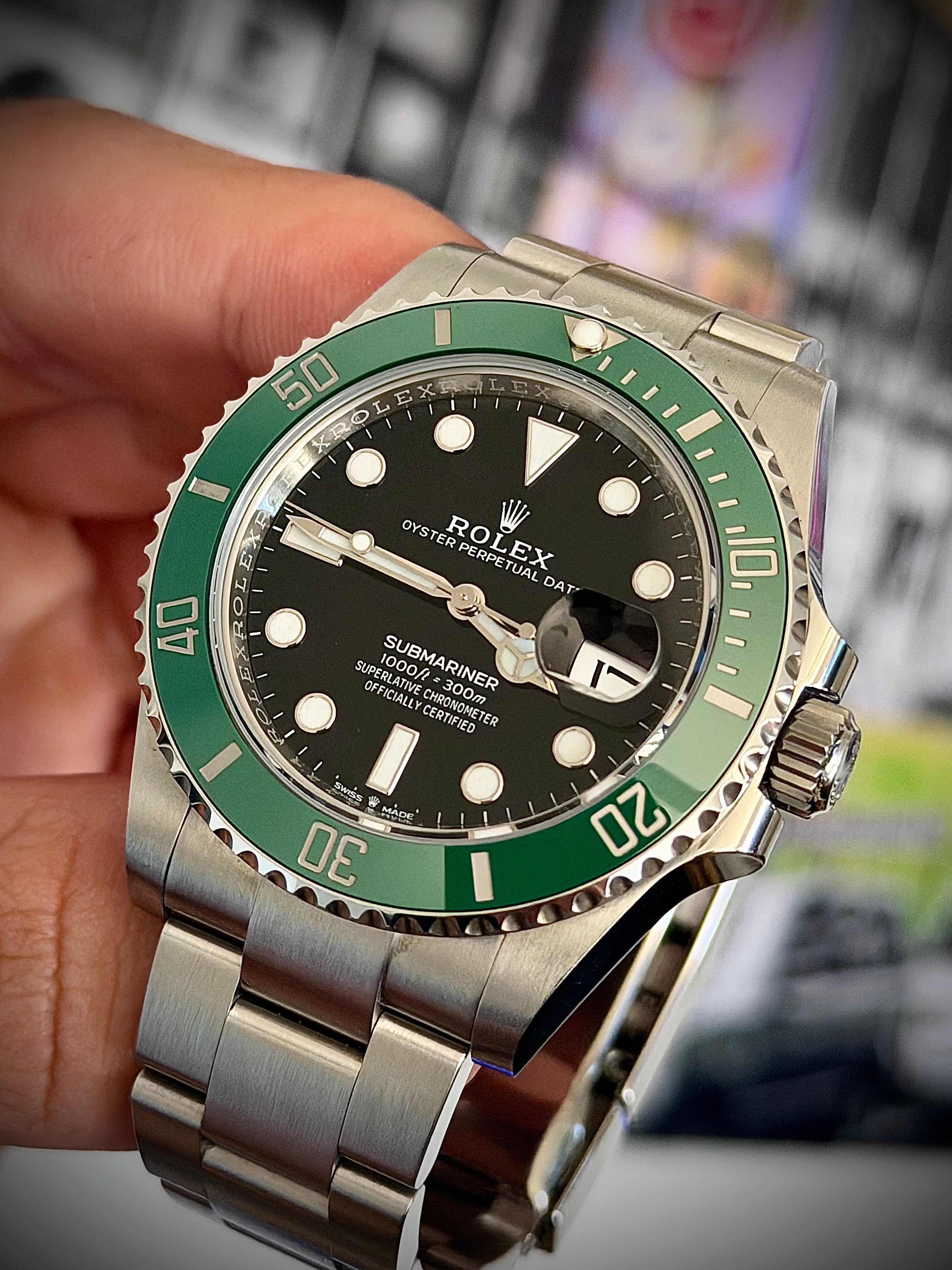 2023 ROLEX SUBMARINER DATE, STARBUCKS, 126610LV, STARBUCKS, FULL SET, INC GST