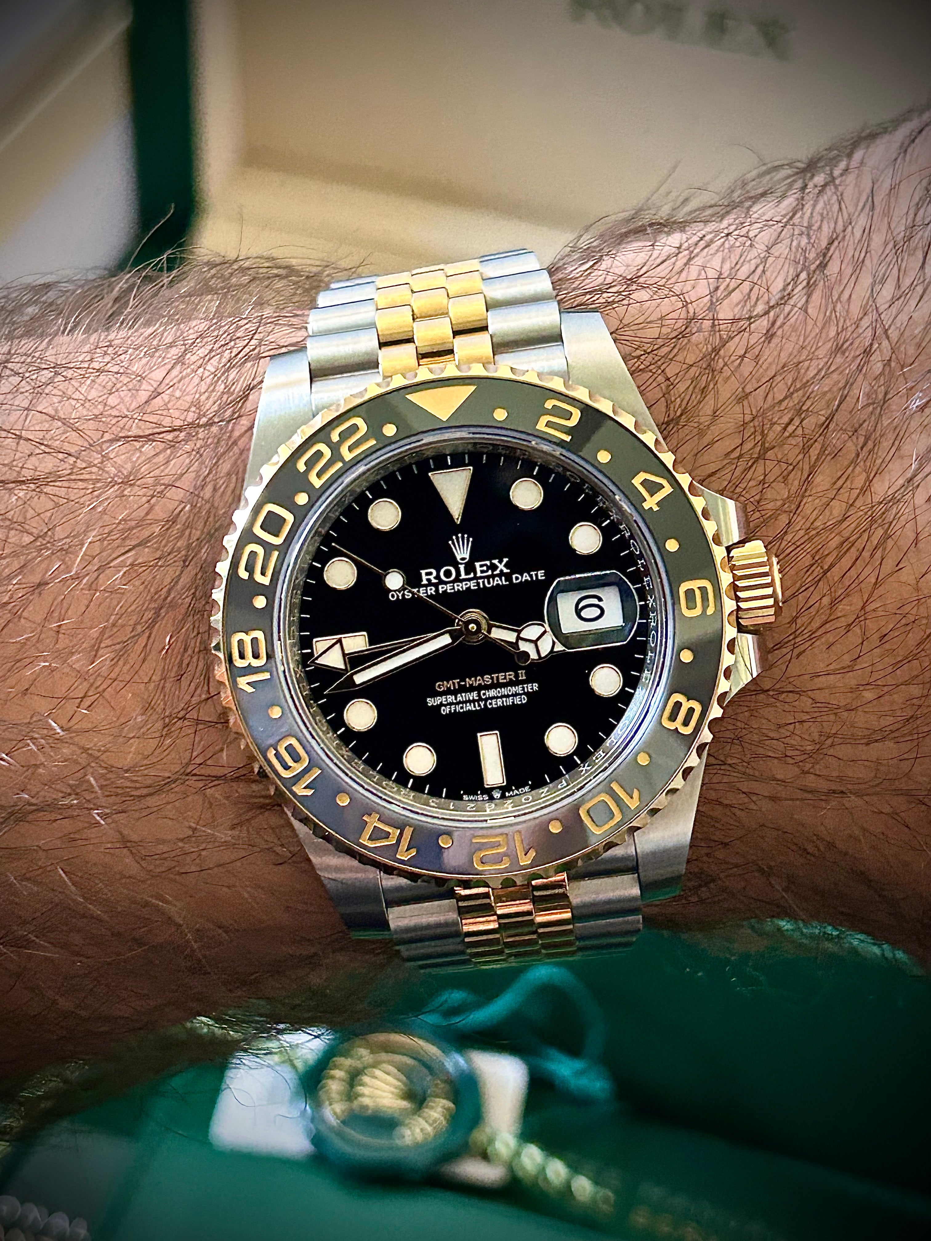 2023 ROLEX GMT MASTER II, ZOMBIE, 126713GRNR, FULL SET, INC GST