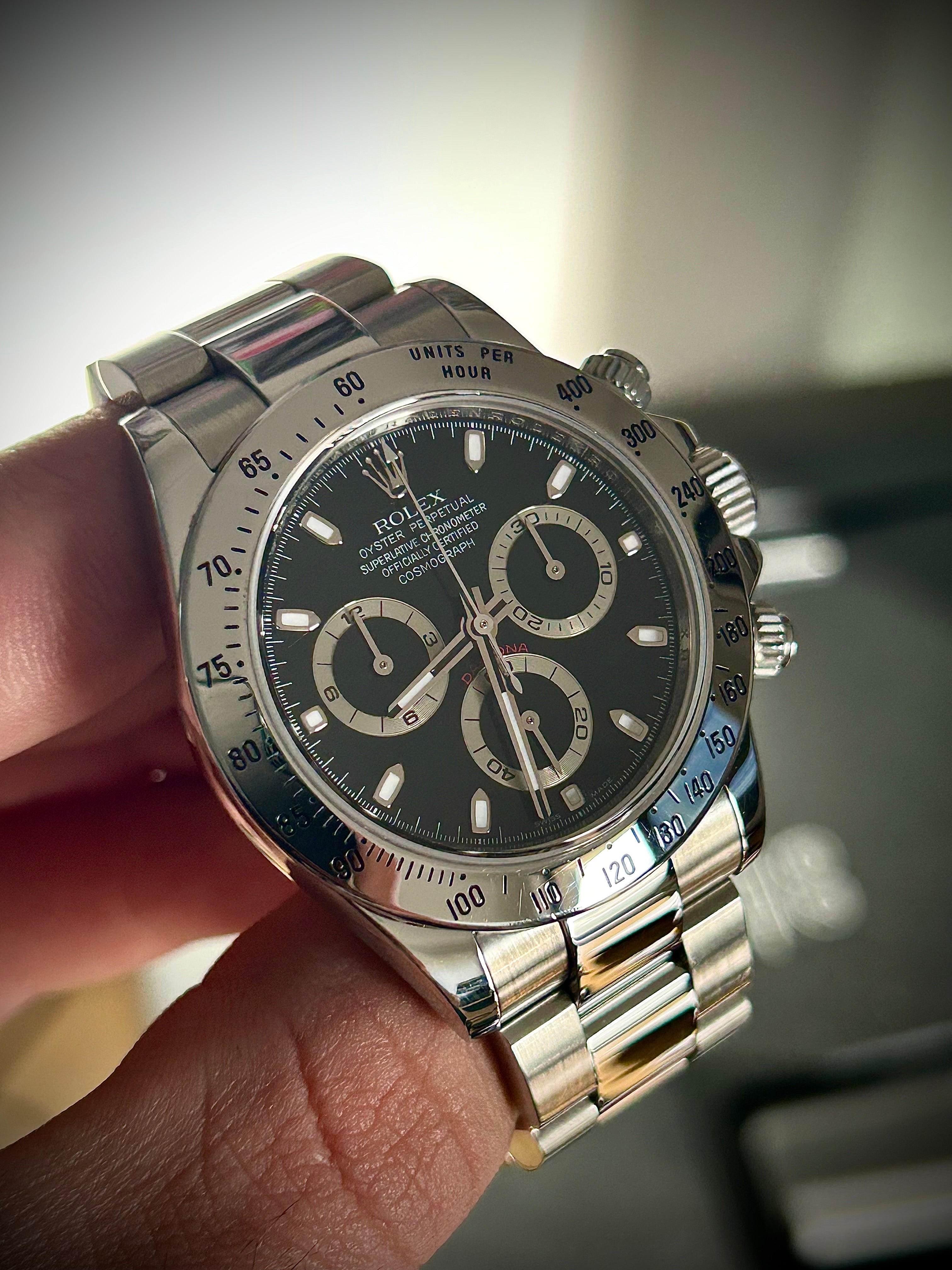 2009 ROLEX DAYTONA 116520, BOX AND PAPERS, INC GST