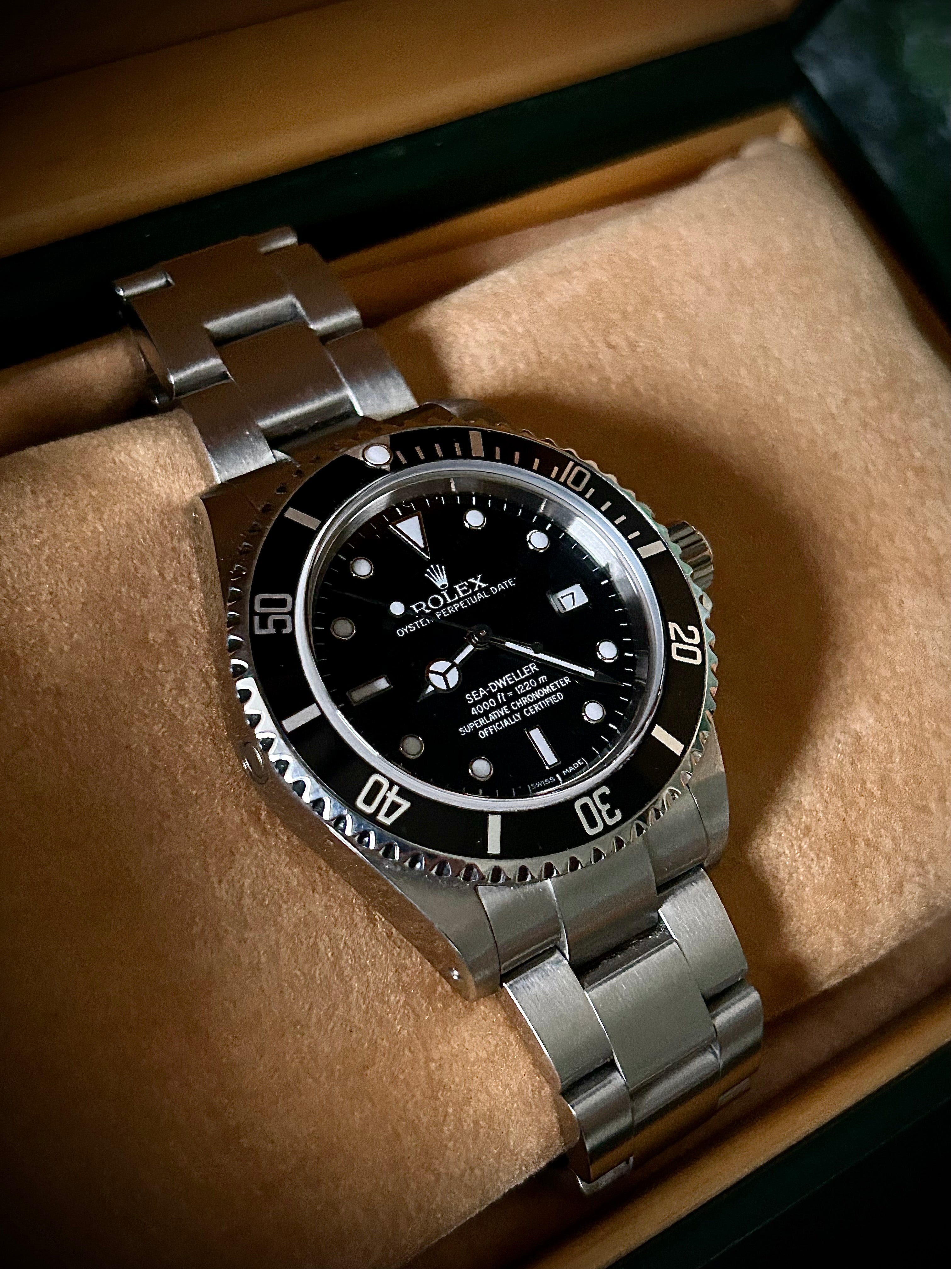 2000 ROLEX SEA-DWELLER 16600, FULL SET, INC GST