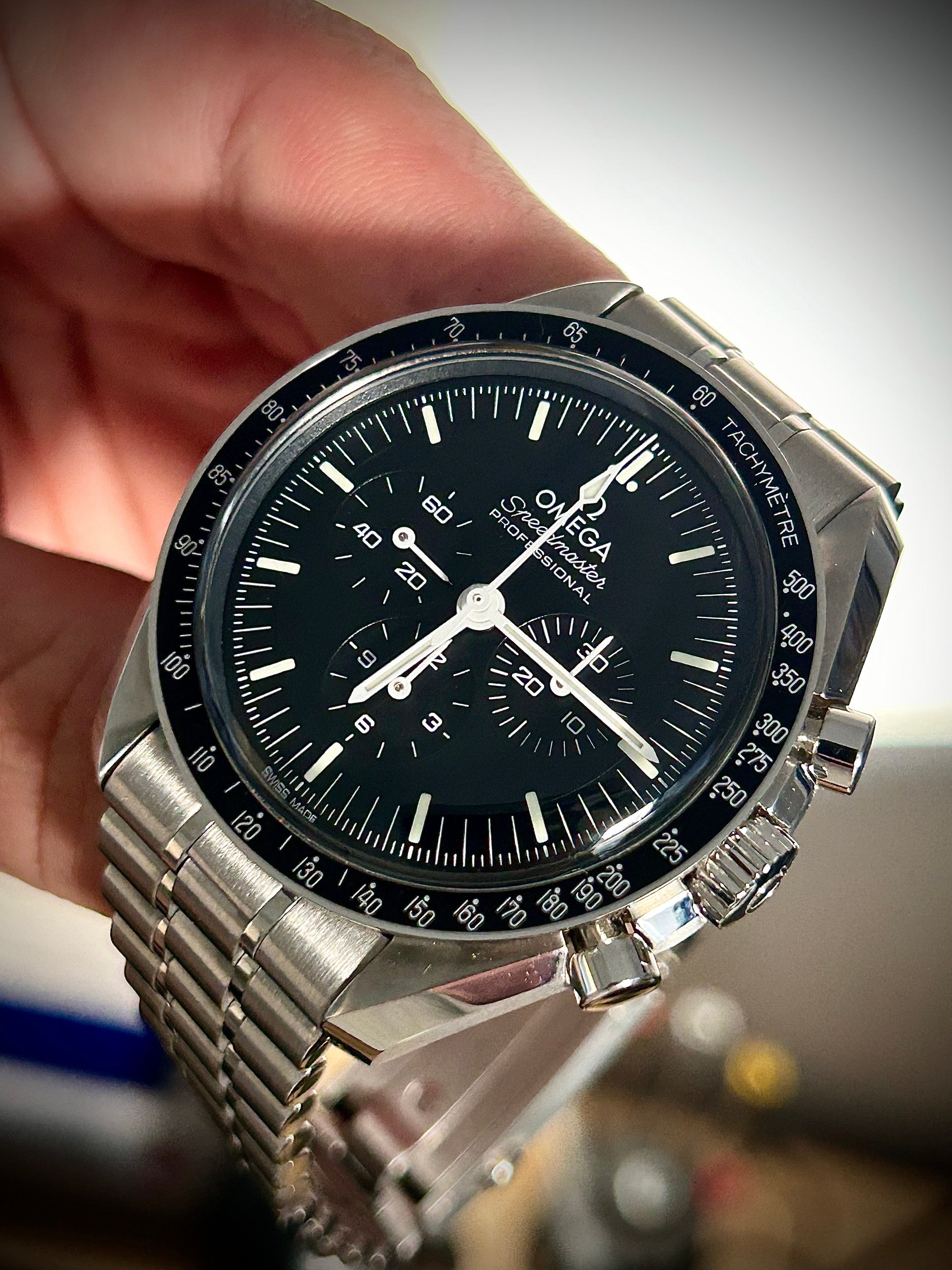 2024 OMEGA SPEEDMASTER PROFESSIONAL, HESALITE, FULL SET, INC GST