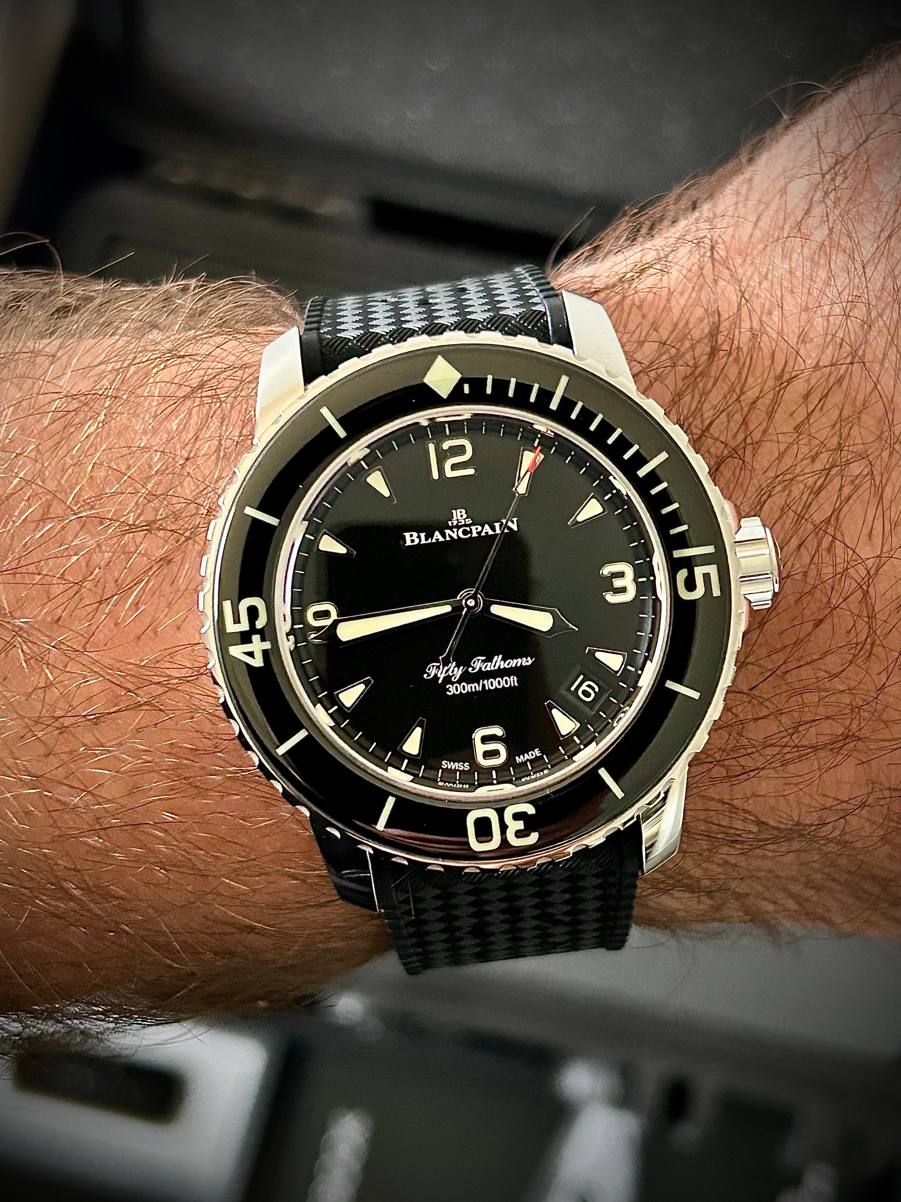 2025 BLANCPAIN FIFTY FATHOMS AUTOMATIQUE, 5010 1130 B64B, FULL SET, INC GST