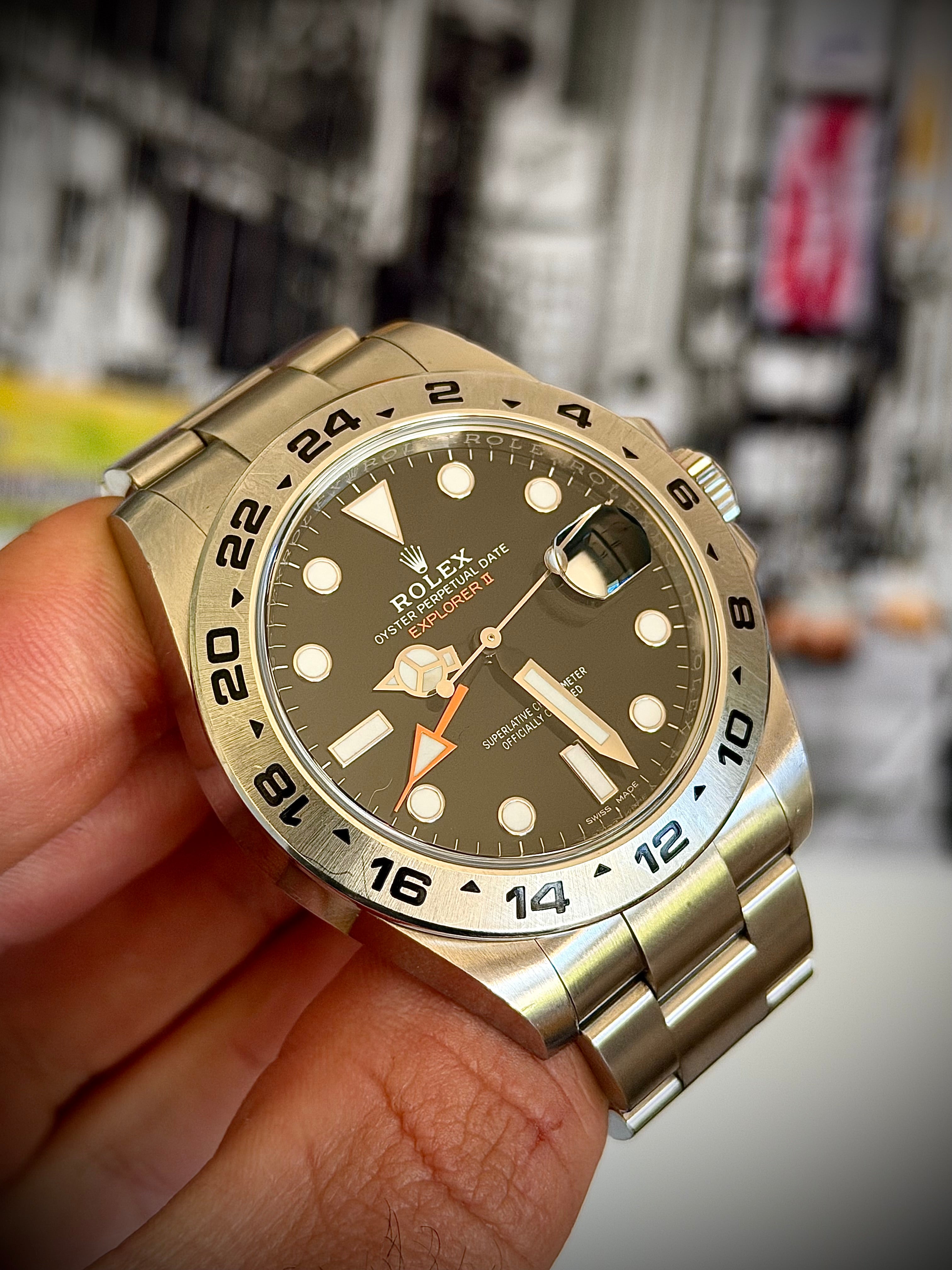 2019 ROLEX EXPLORER II, 216570, FULL SET, INC GST