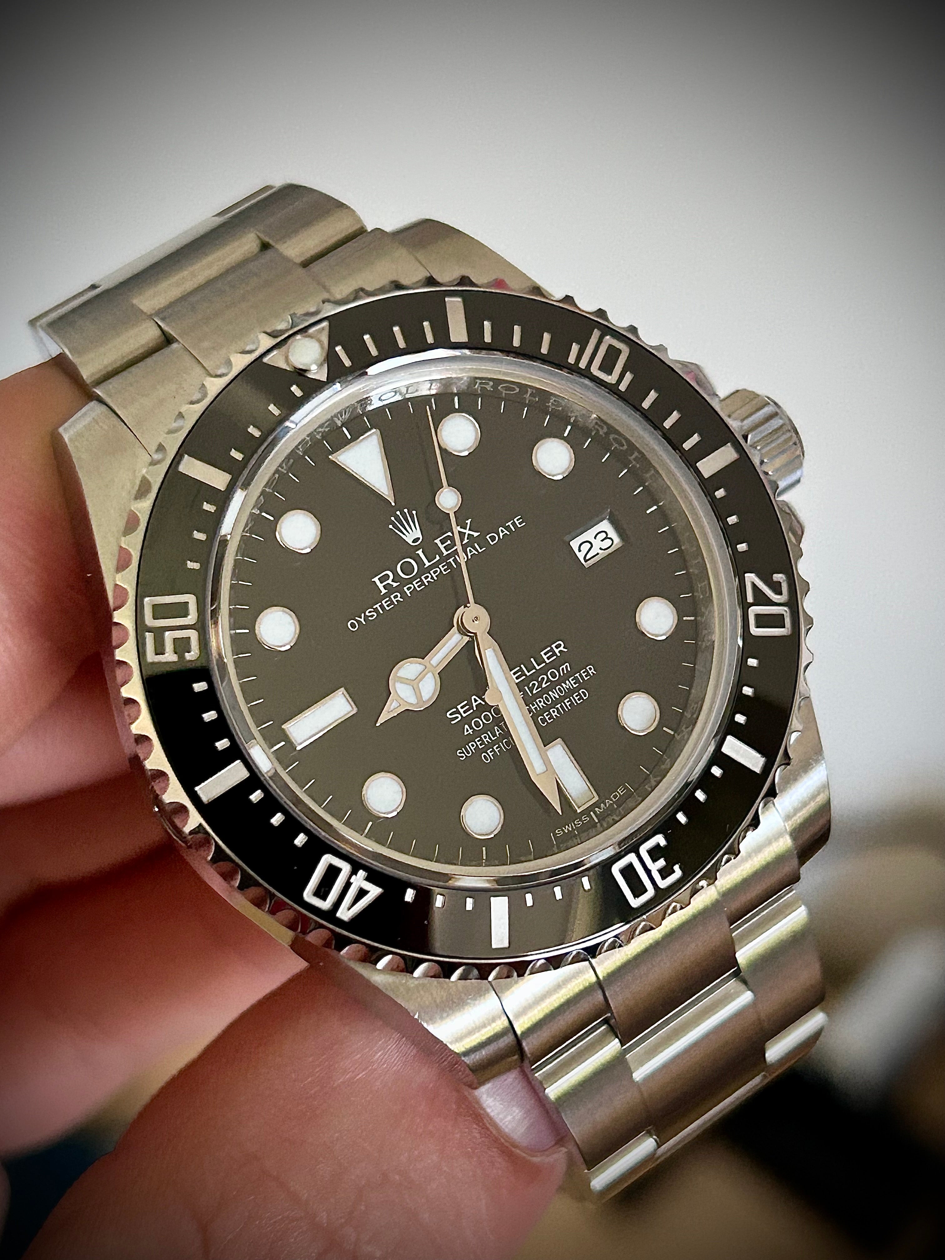 2016 ROLEX SEA-DWELLER 4000, 116600, BOX AND CARD, GST INC