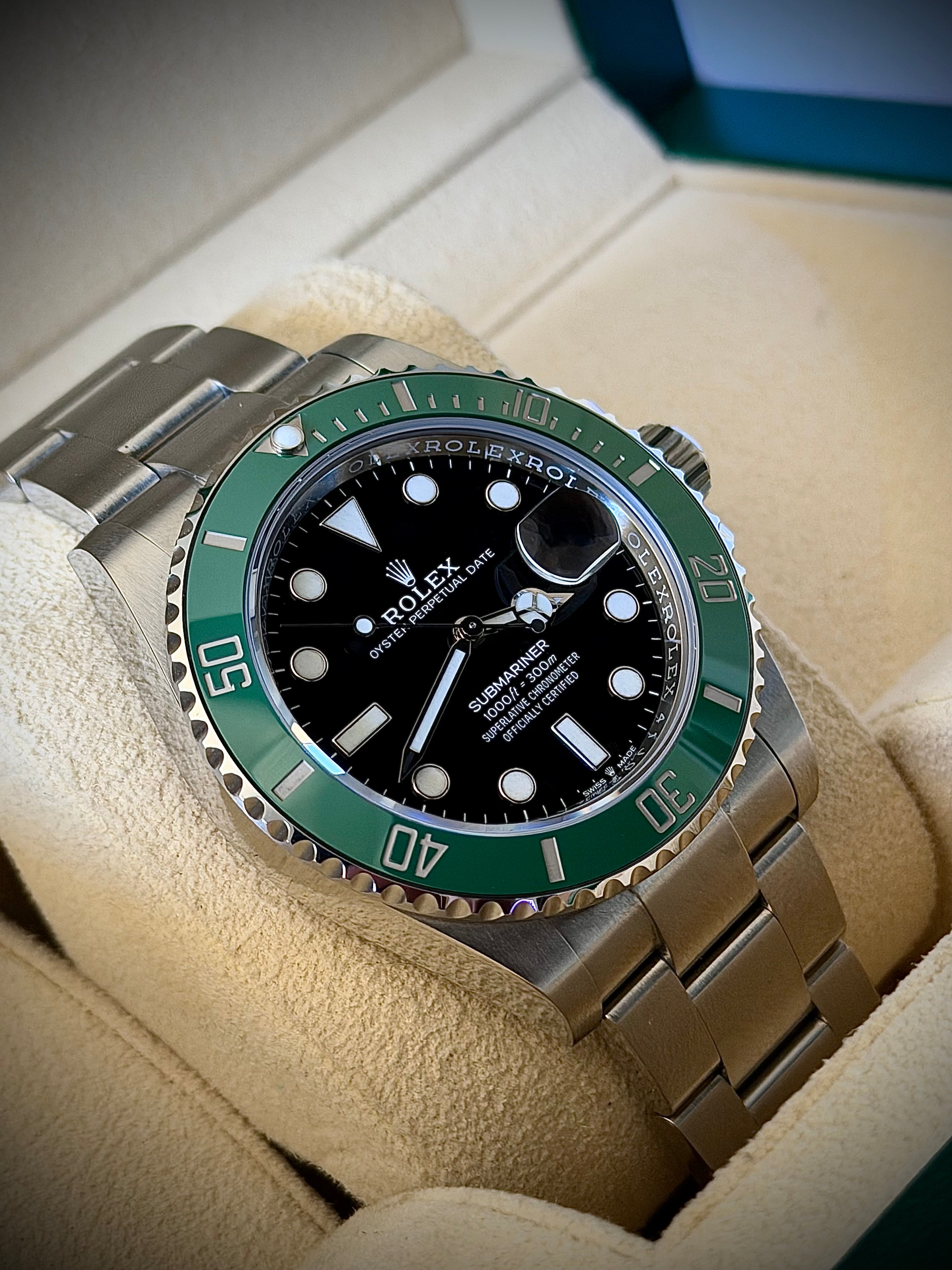 2023 ROLEX SUBMARINER DATE, STARBUCKS, 126610LV, STARBUCKS, FULL SET, INC GST