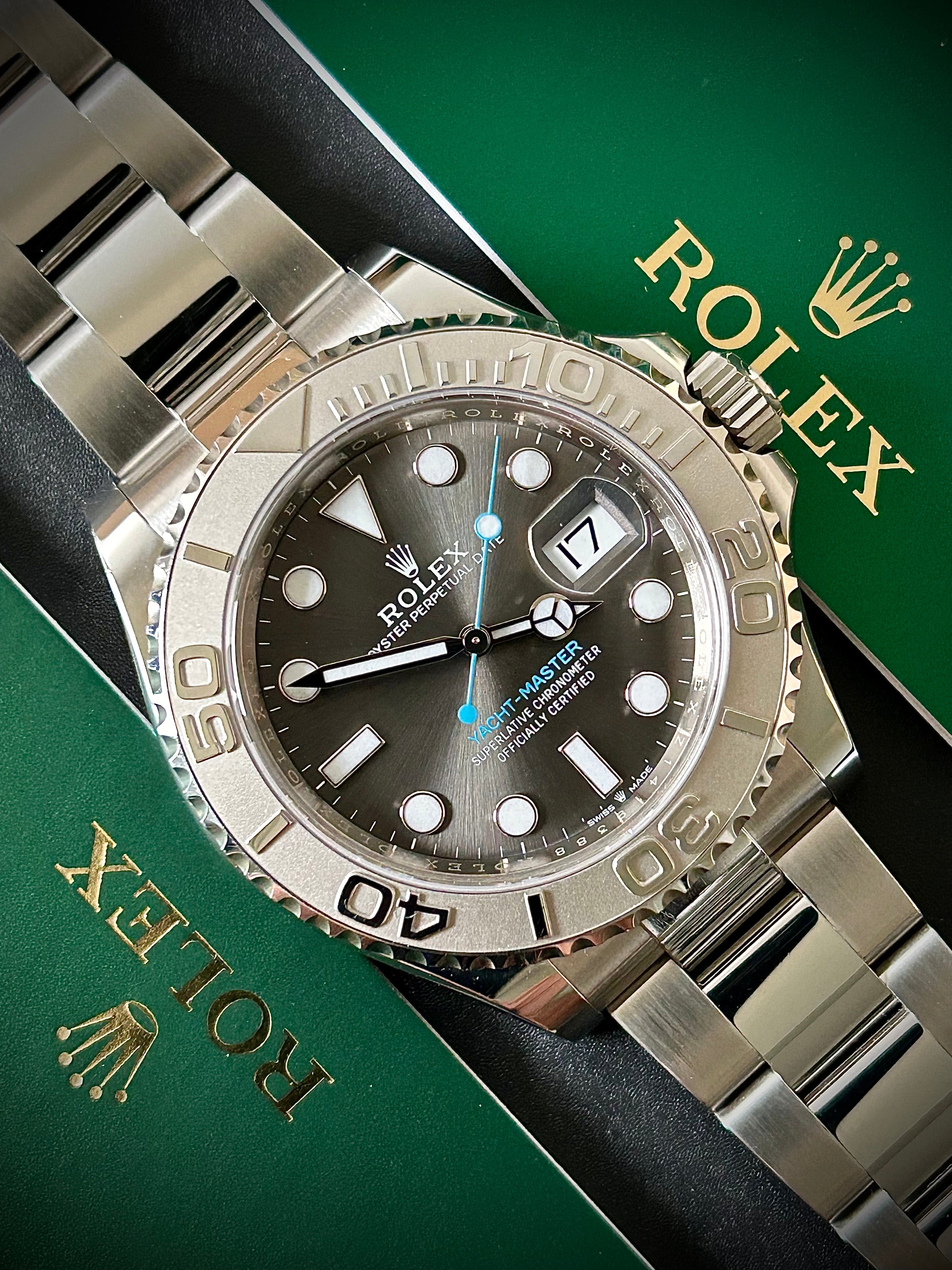 2020 ROLEX YACHT-MASTER 40, SLATE DIAL, 126622, FULL SET