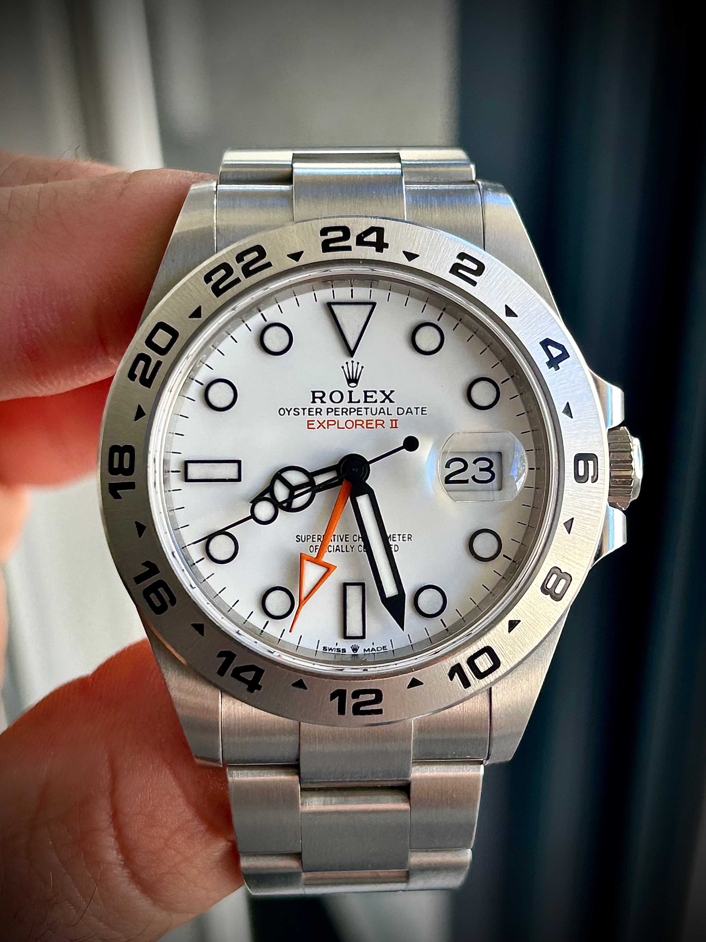 2022 ROLEX EXPLORER II “POLAR” 226570, FULL SET, INC GST