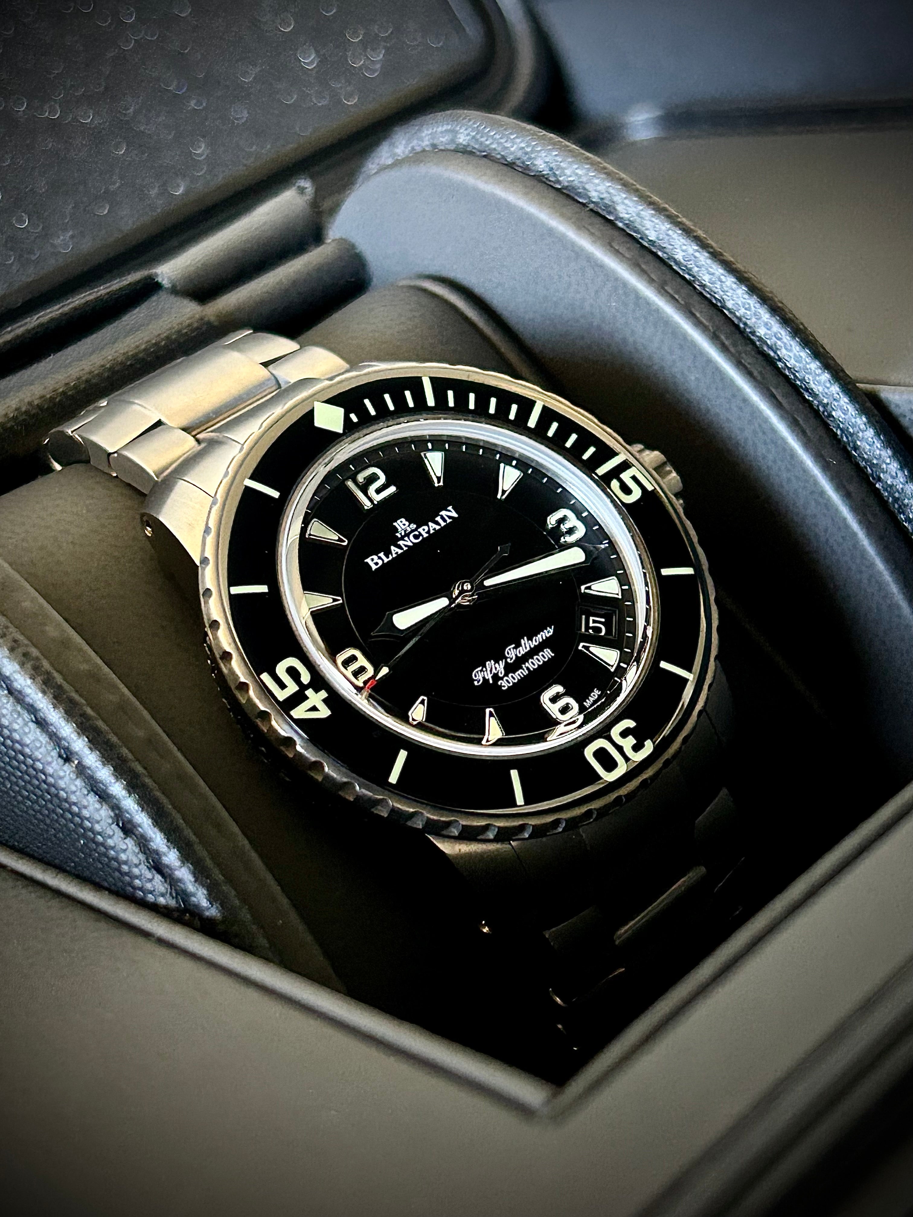 2024 BLANCPAIN FIFTY FATHOMS AUTOMATIQUE, 5015 12B30 98B, FULL SET, INC GST