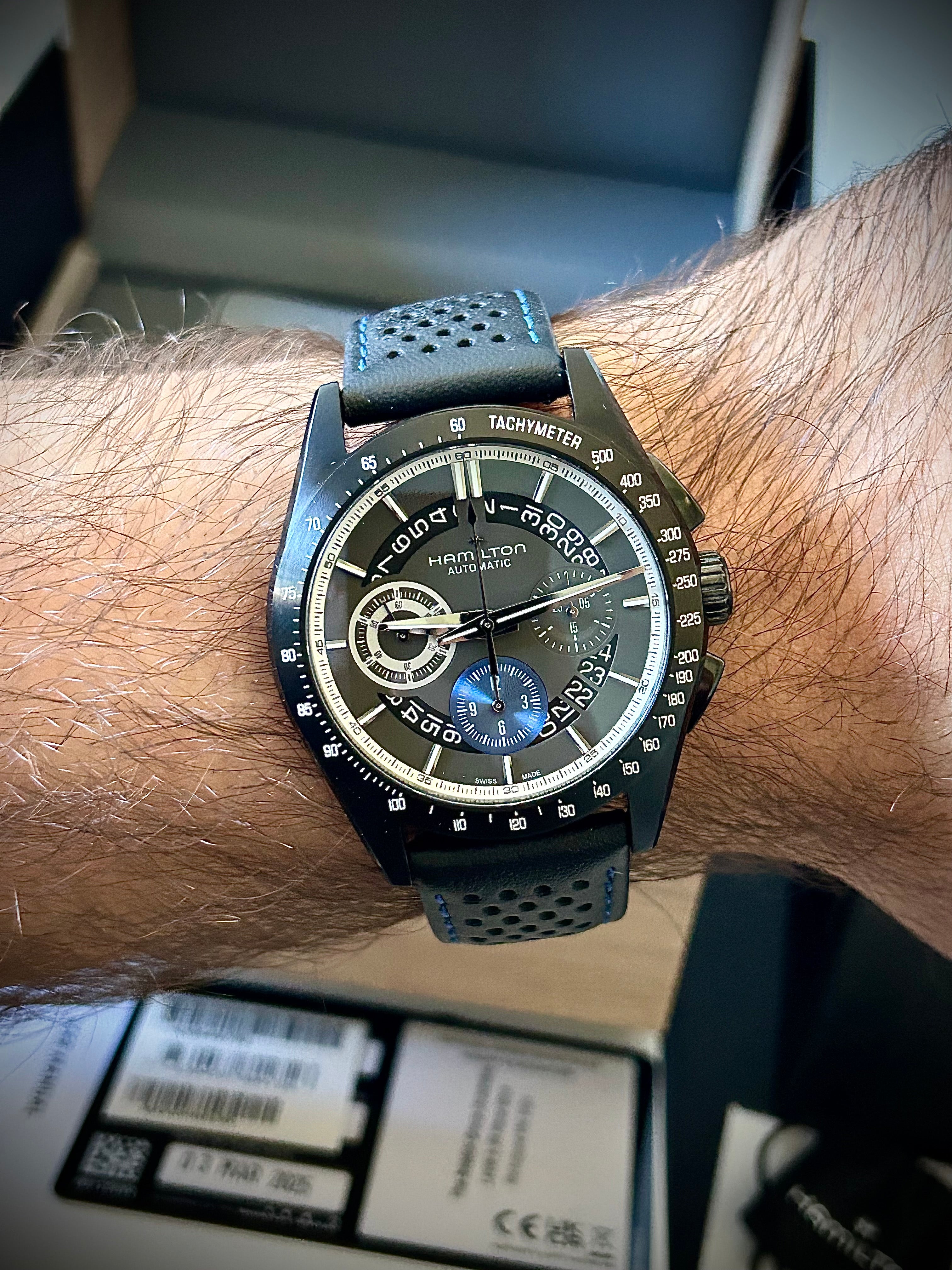 2025 HAMILTON JAZZMASTER PERFORMER AUTOCHRONO, FULL SET, INC GST
