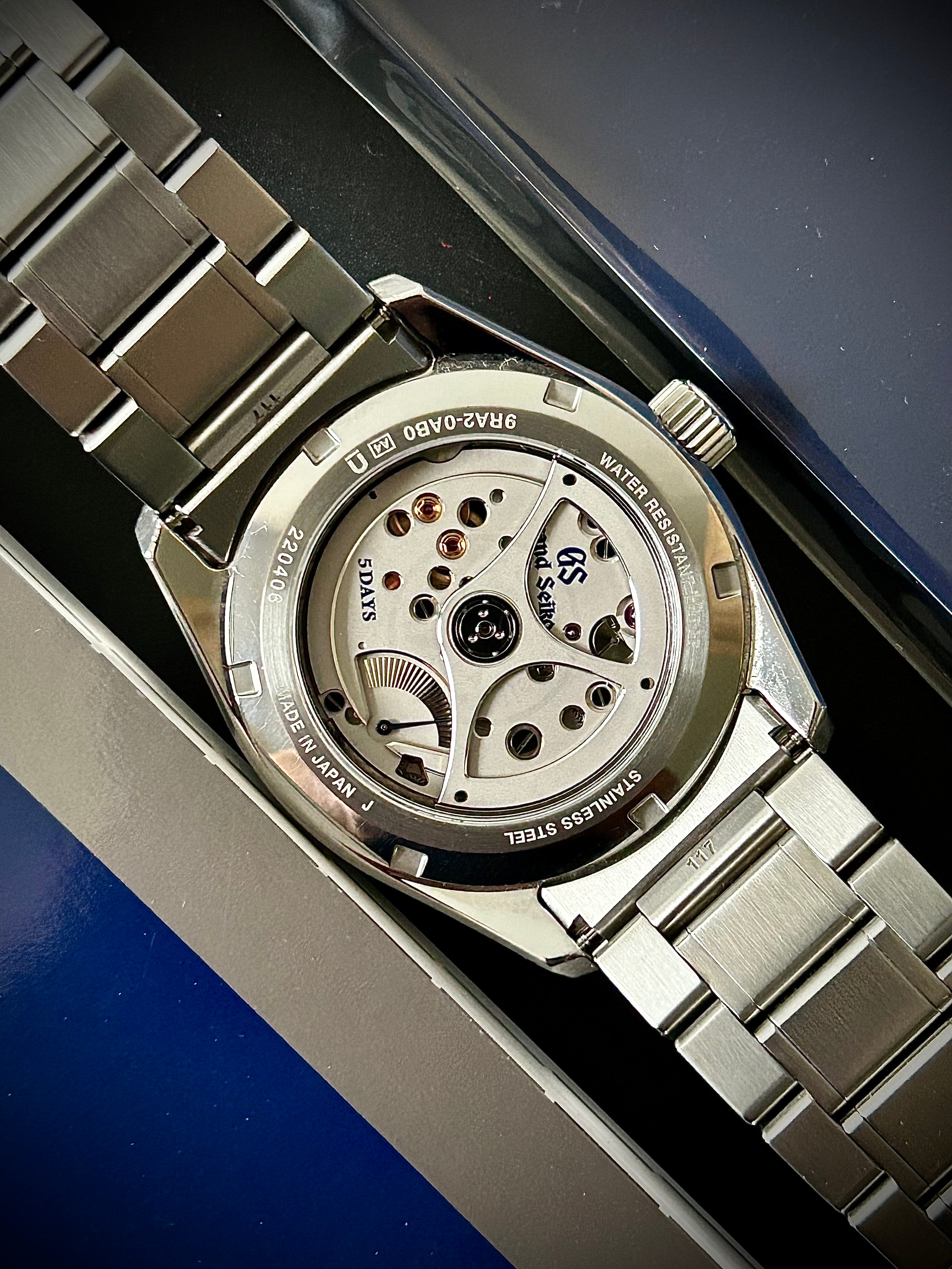 2024 GRAND SEIKO EVOLUTION 9 SPRING DRIVE, WHITE BIRCH, SLGA009, FULL SET, INC GST