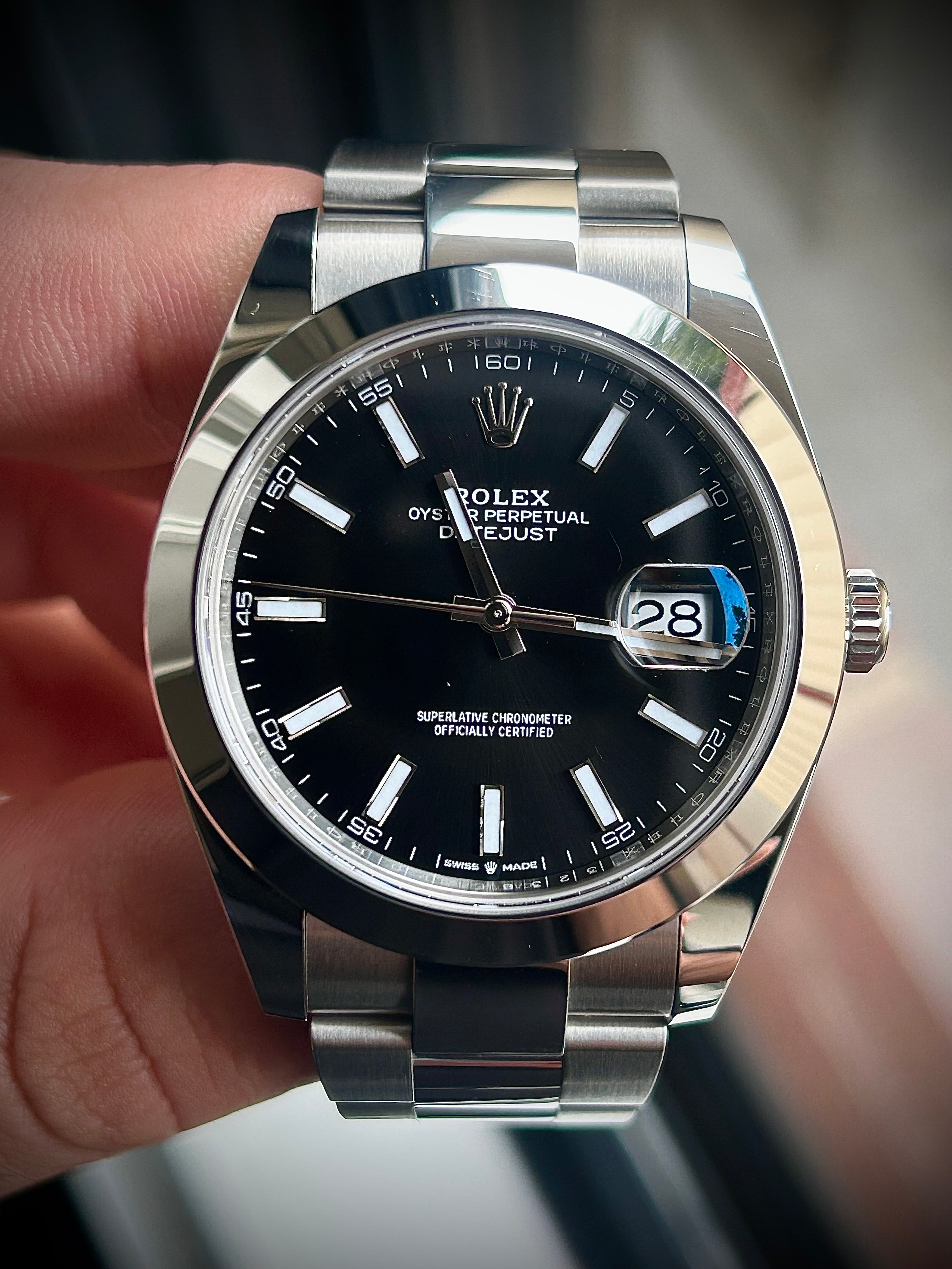 2022 ROLEX DATEJUST 41, 126300, FULL SET, INC GST