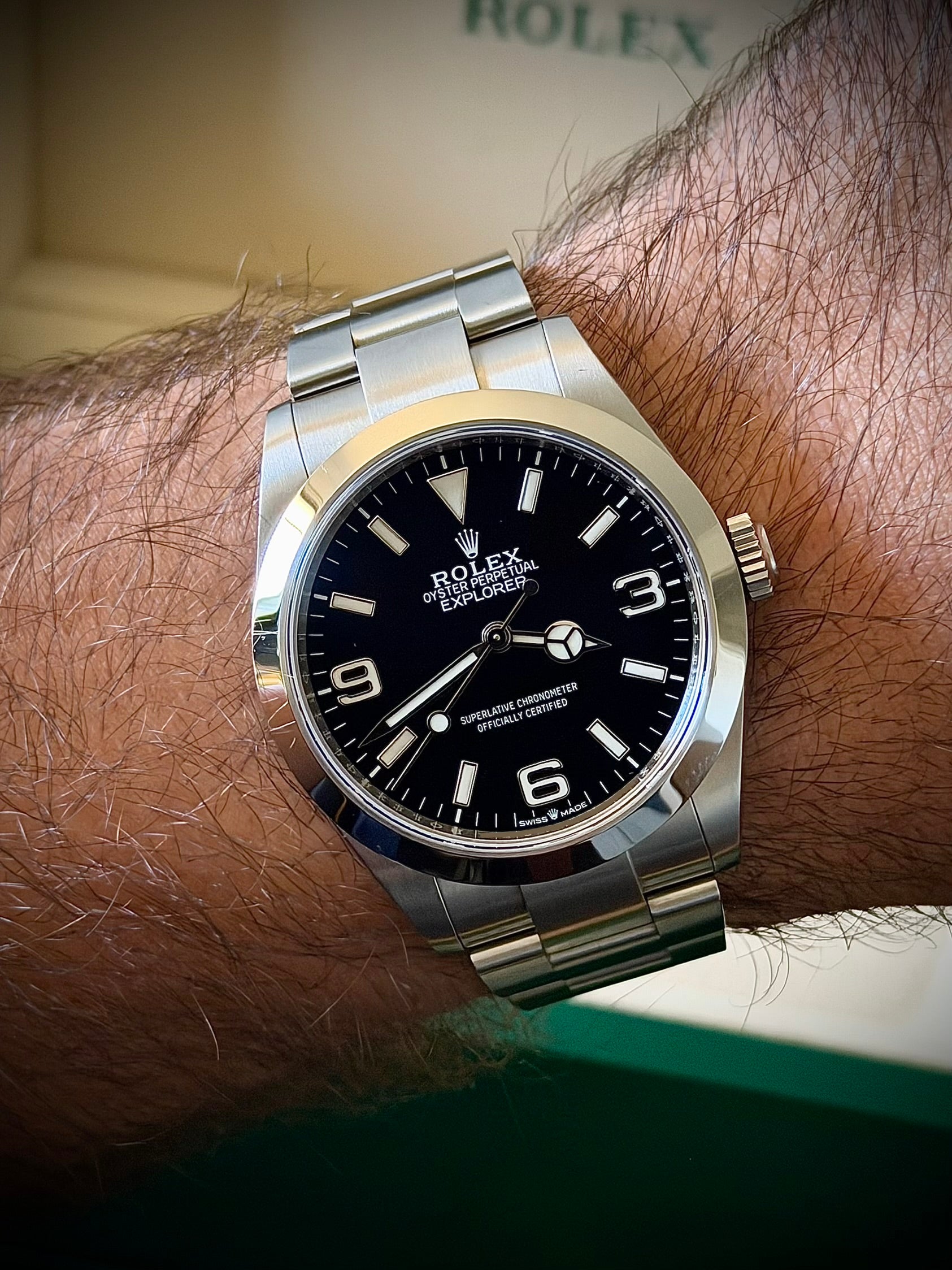 2025 ROLEX EXPLORER 40, 224270, FULL SET, INC GST