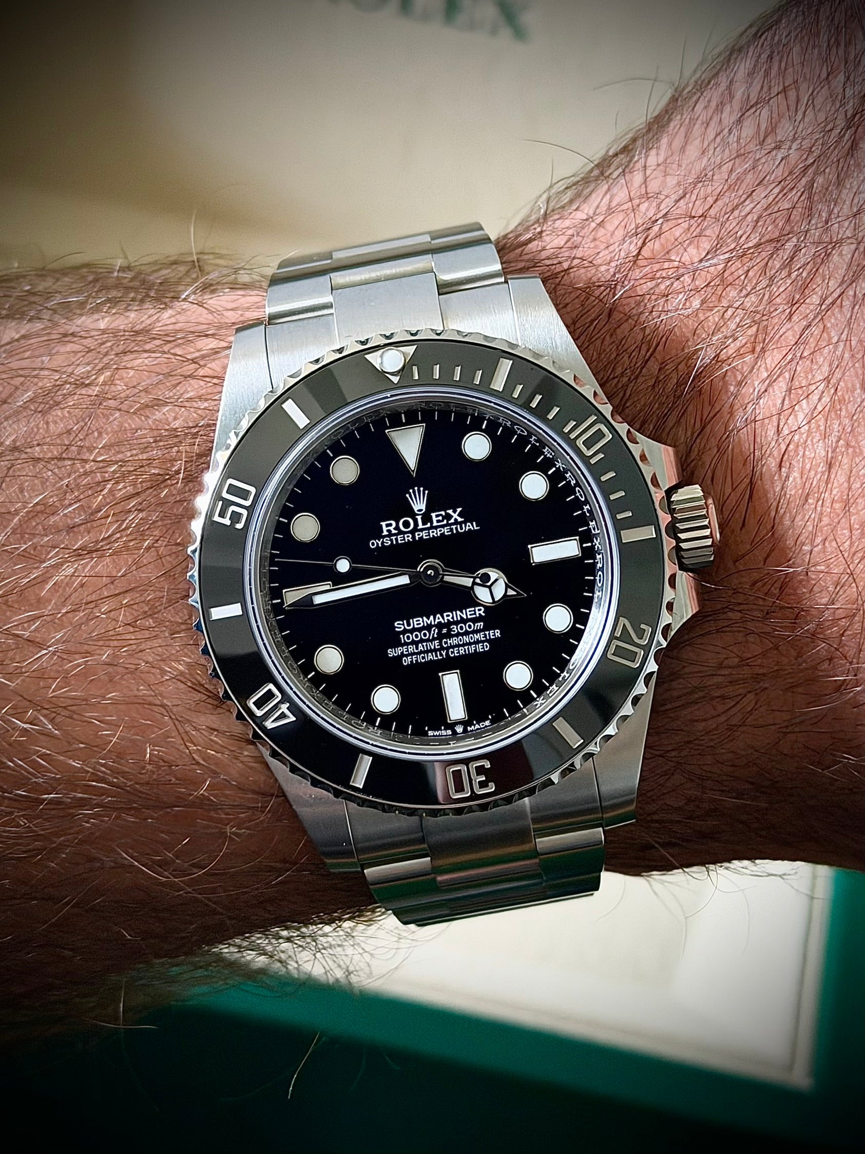 2026 ROLEX SUBMARINER NO-DATE, 124060, FULL SET, INC GST
