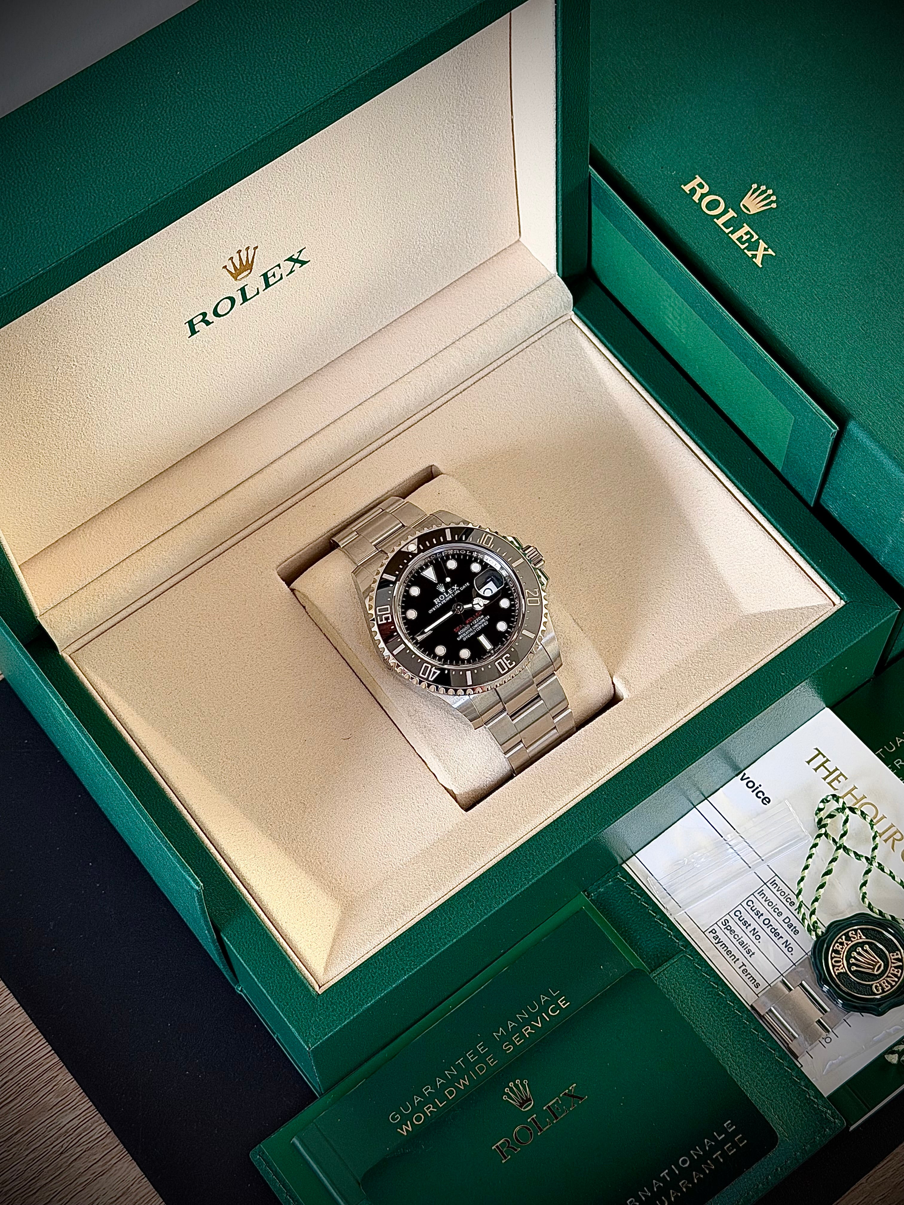 2025 ROLEX SEA DWELLER, SD43, 126600, FULL SET, INC GST