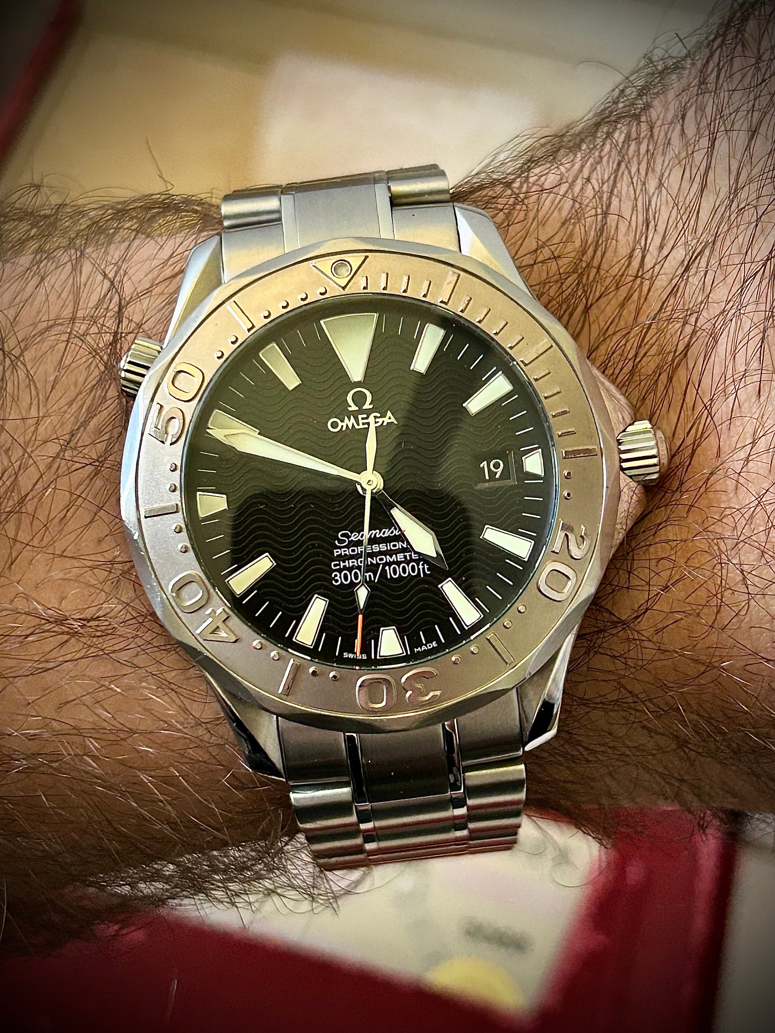 2006 OMEGA SEAMASTER 300, 2230.50, FULLY SERVICED, FULL SET, INC GST