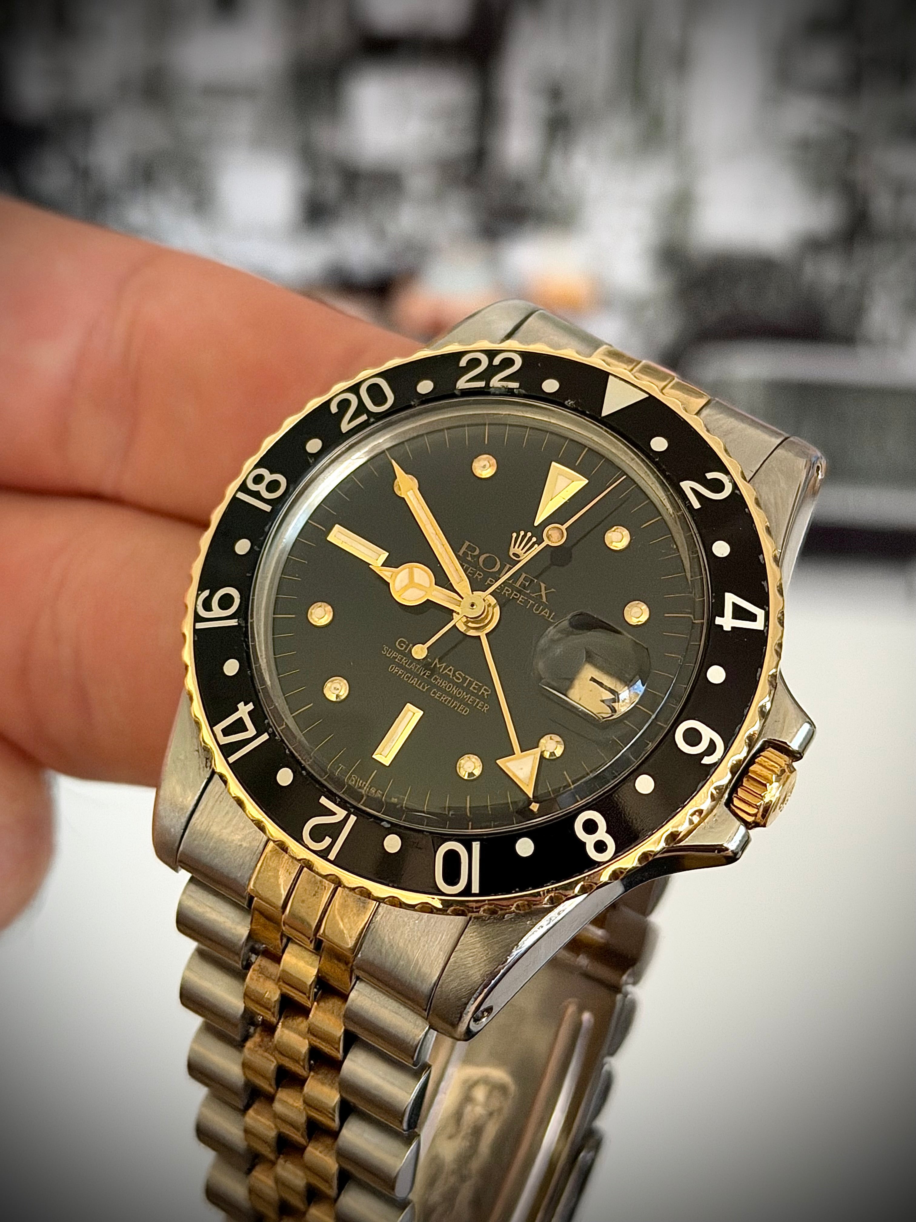 1972 ROLEX GMT-MASTER, 1675, WATCH ONLY, INC GST