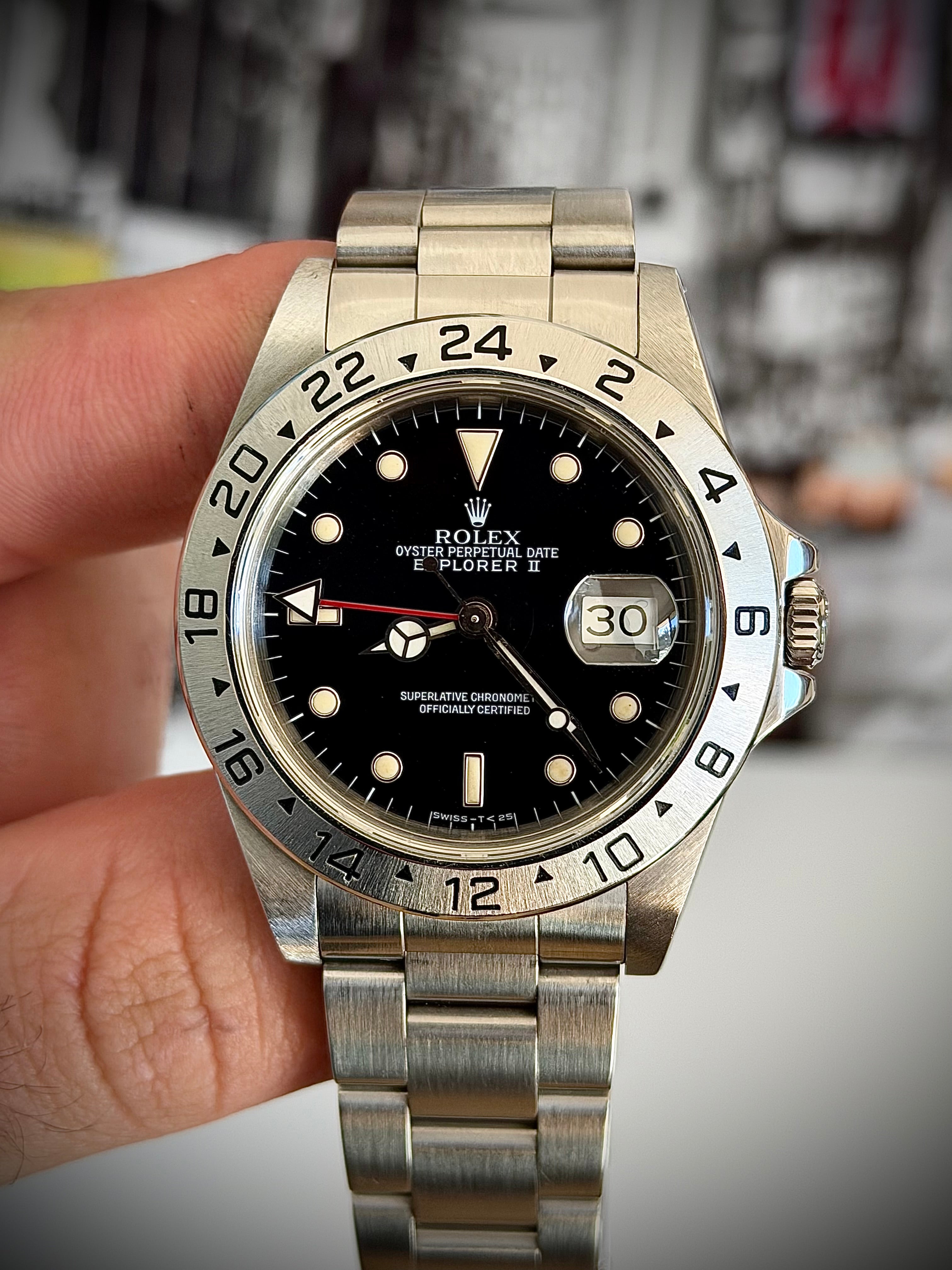 1990 ROLEX EXPLORER II, 16570, WATCH ONLY, INC GST