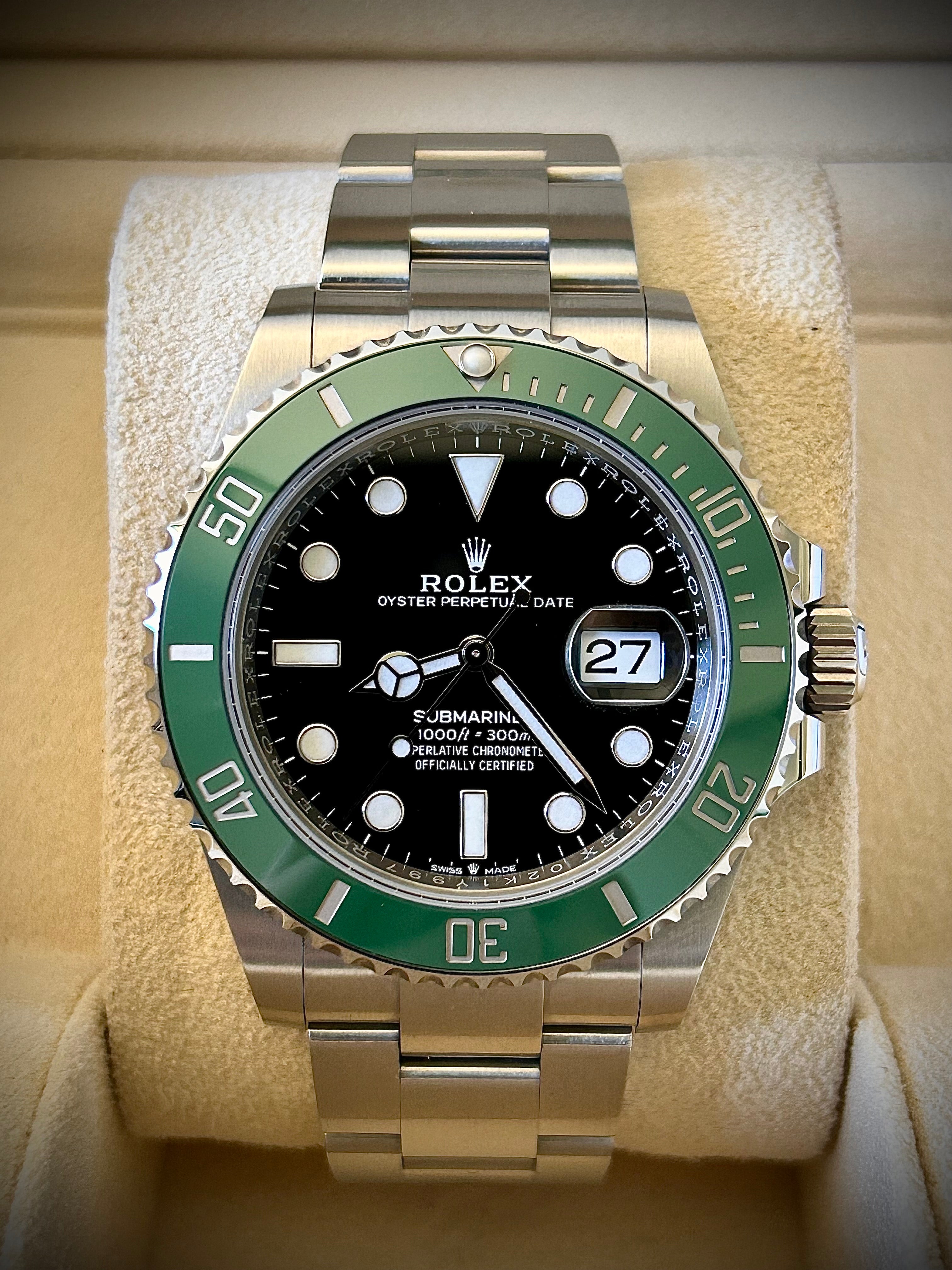 2023 ROLEX SUBMARINER DATE, 126610LV, STARBUCKS, FULL SET, INC GST